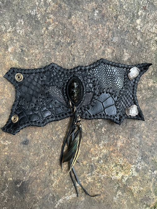 Bat Tea Quartz Leather bracelet [1of1]