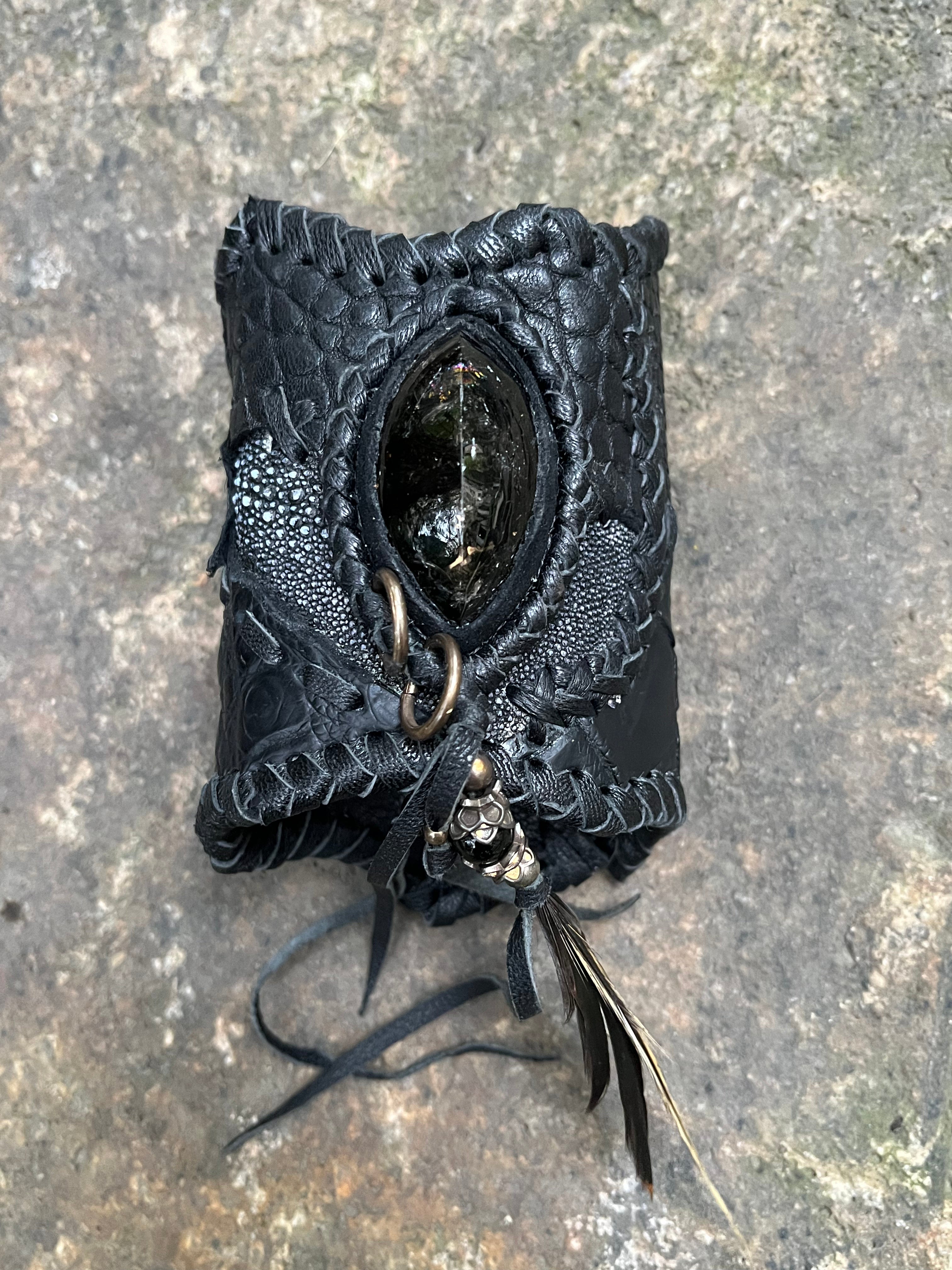 Bat Tea Quartz Leather bracelet [1of1]