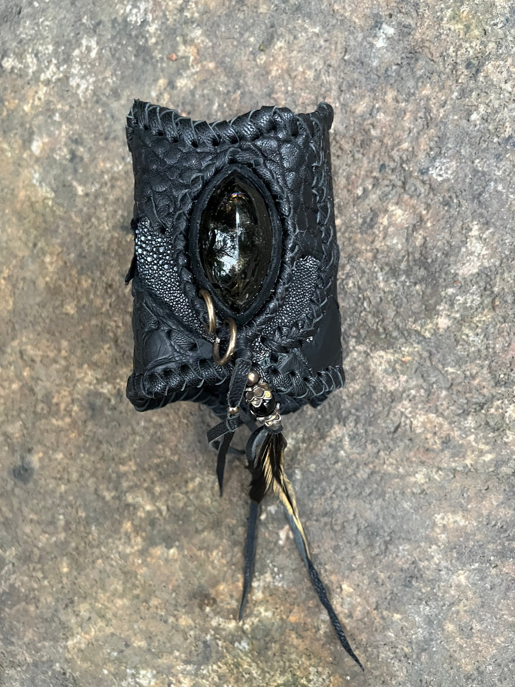Bat Tea Quartz Leather bracelet [1of1]