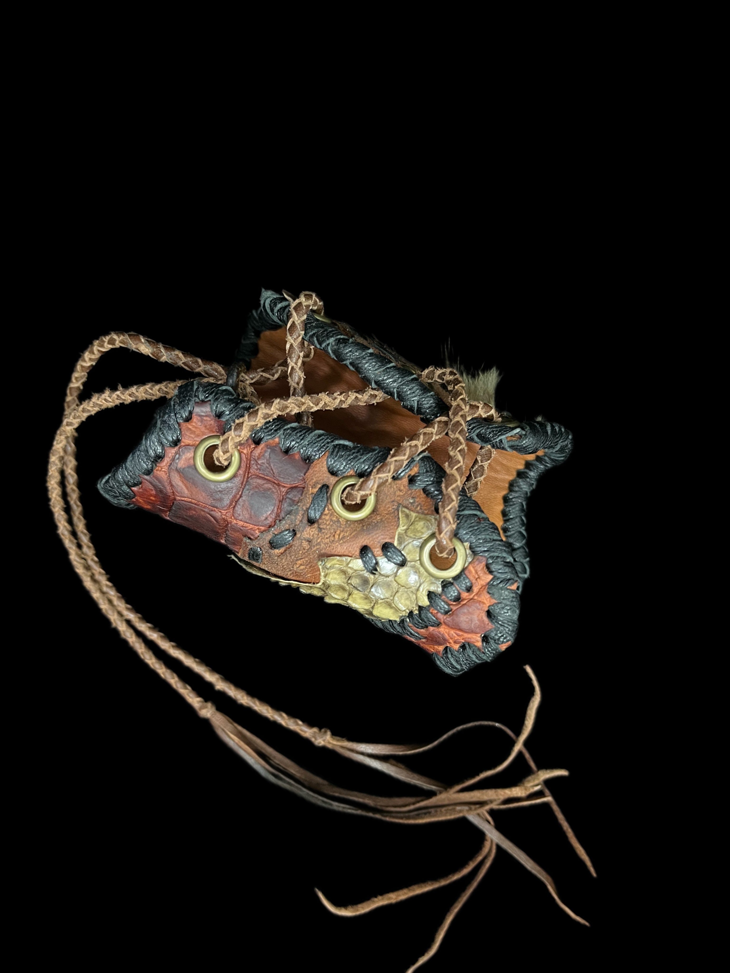Patchwork Leather Bracelet