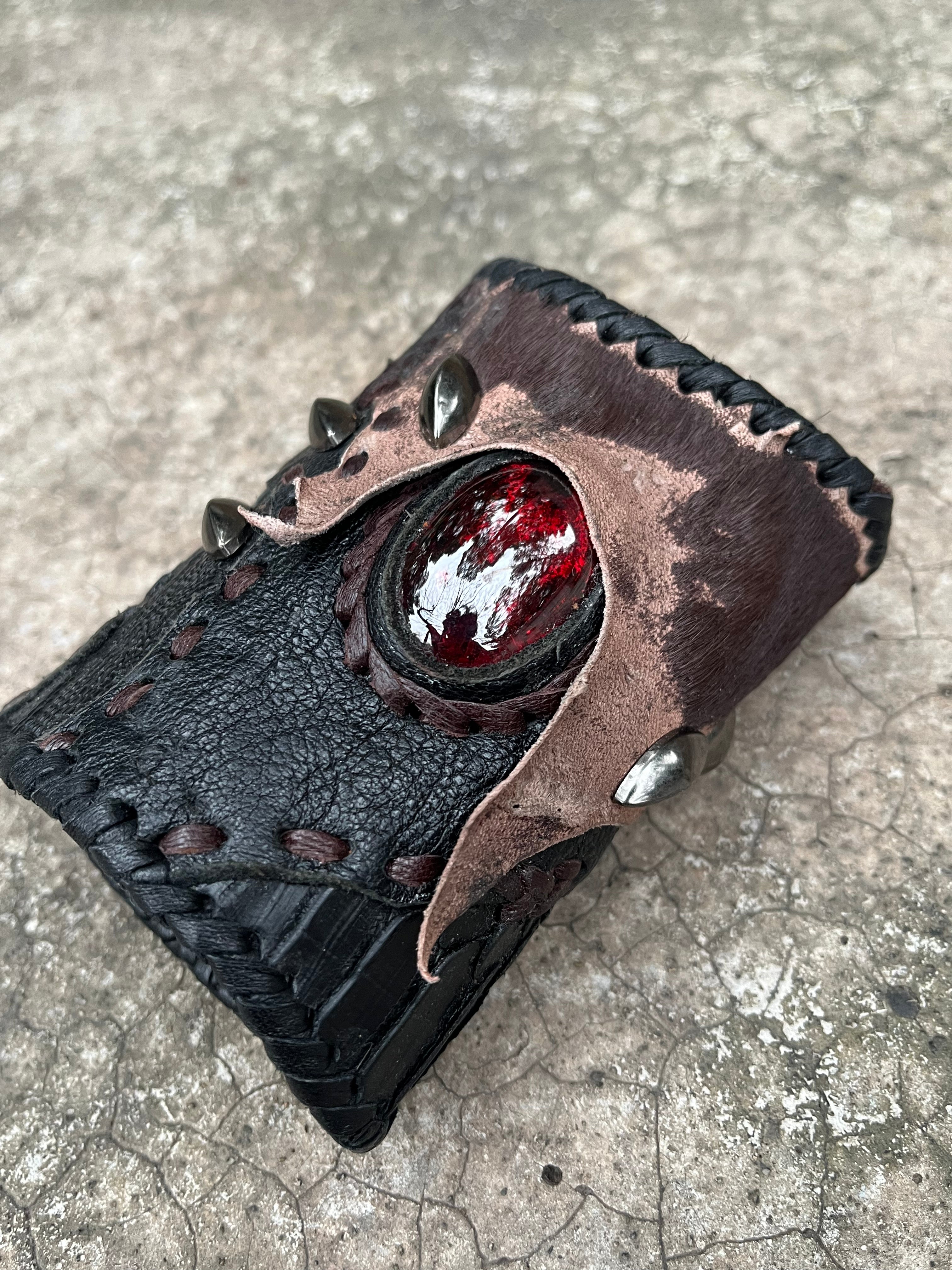 Ruby Leather Bracelet [1-of-1]