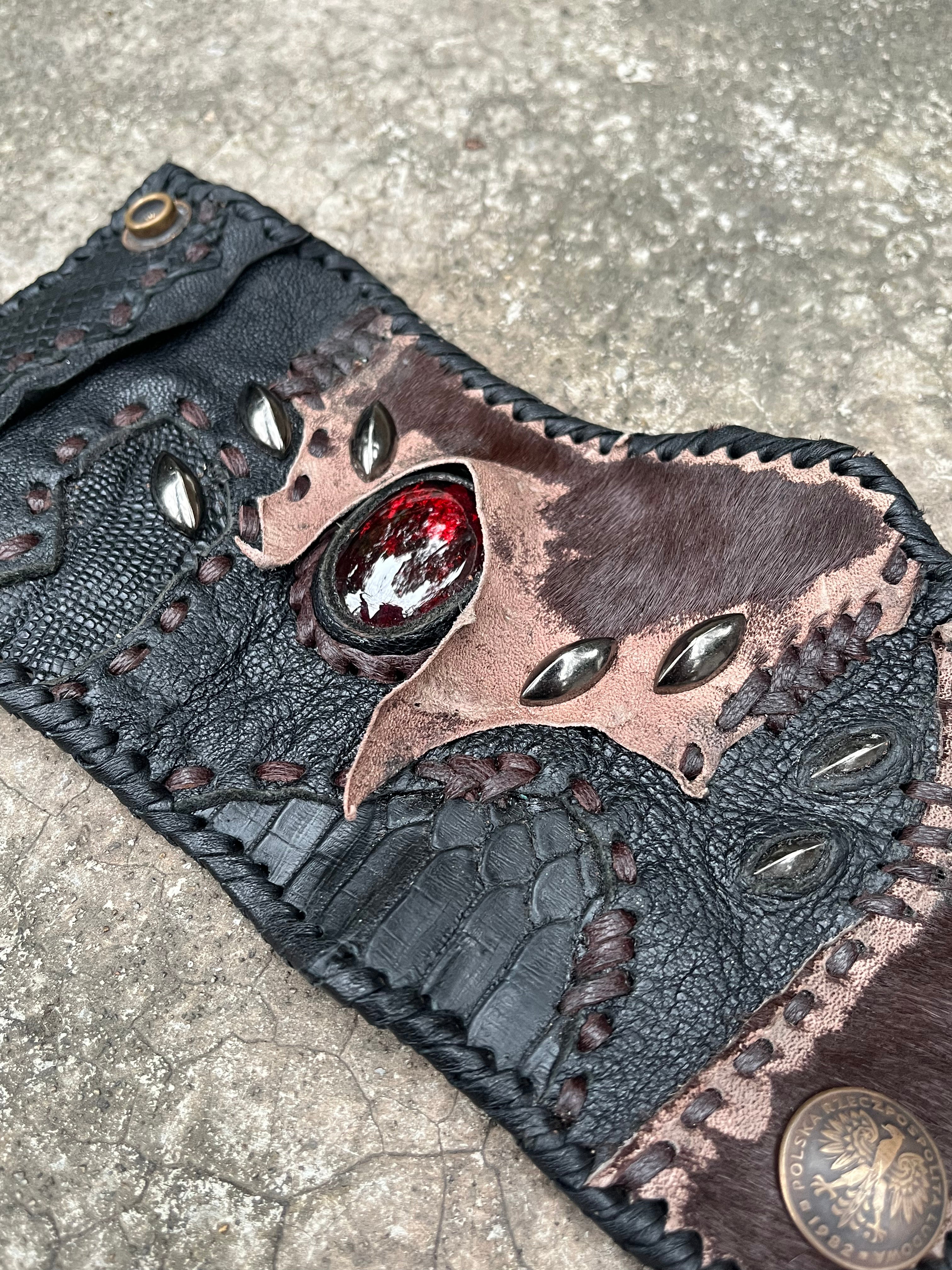 Ruby Leather Bracelet [1-of-1]