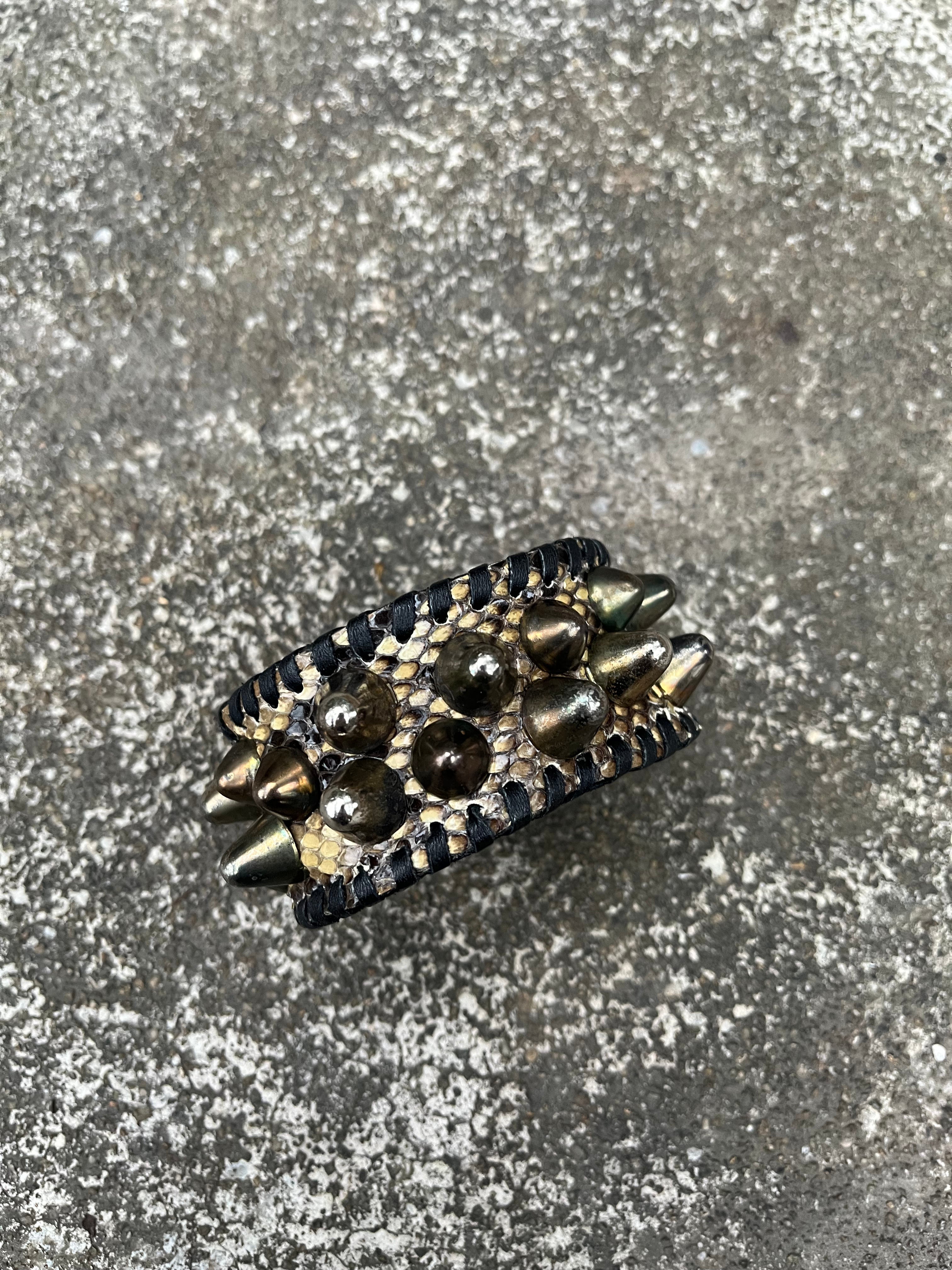 Studded Leather Bracelet [1-of-1]