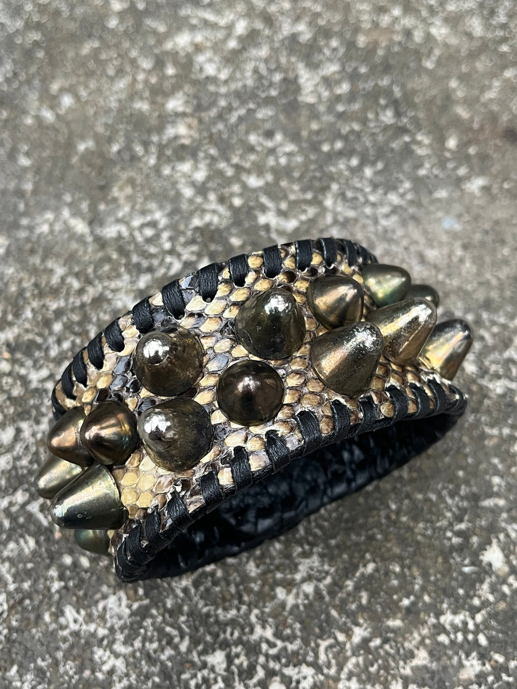 Studded Leather Bracelet [1-of-1]