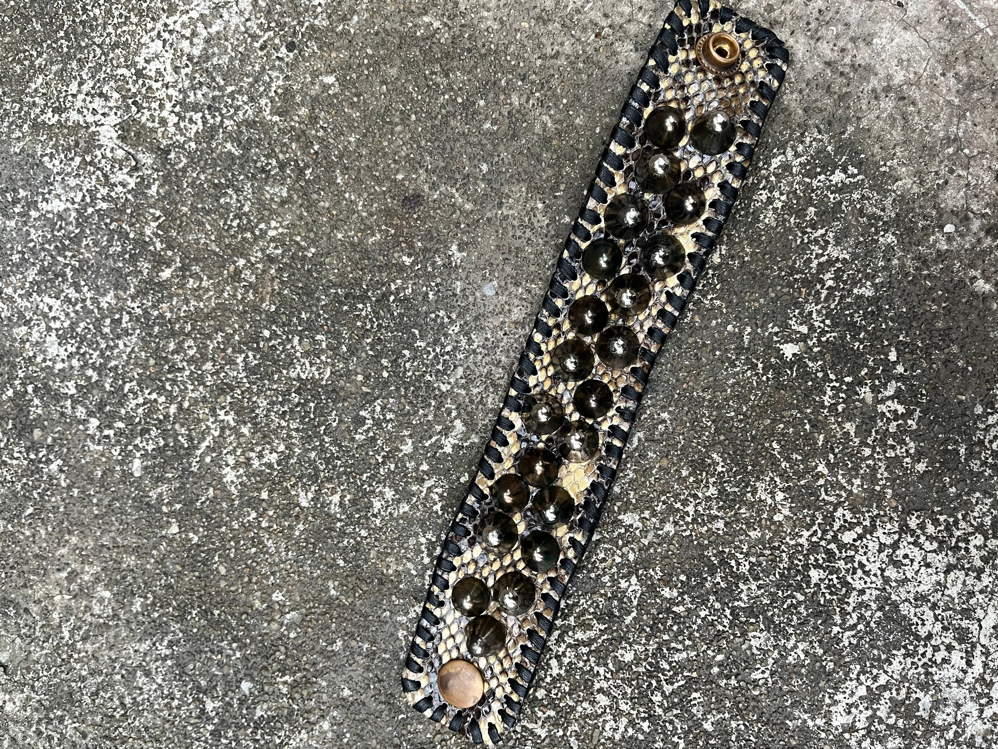 Studded Leather Bracelet [1-of-1]