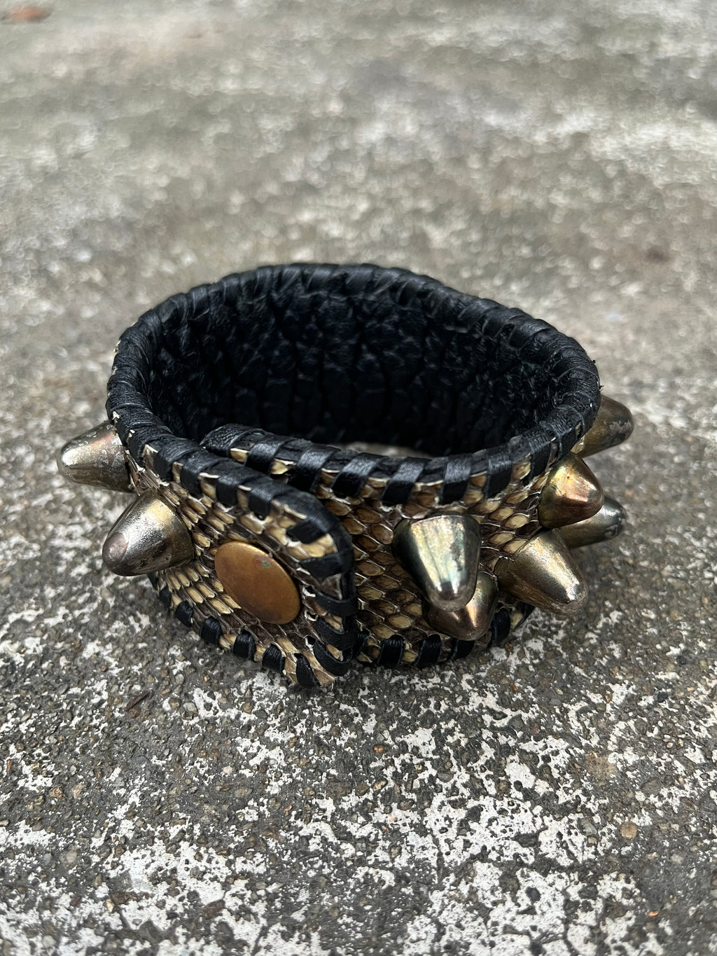 Studded Leather Bracelet [1-of-1]