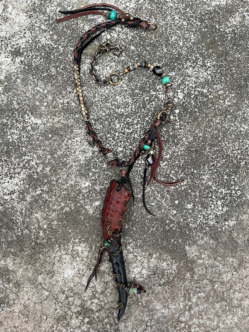 Ultra-Rare Antique Ram Horn Necklace [1-of-1]
