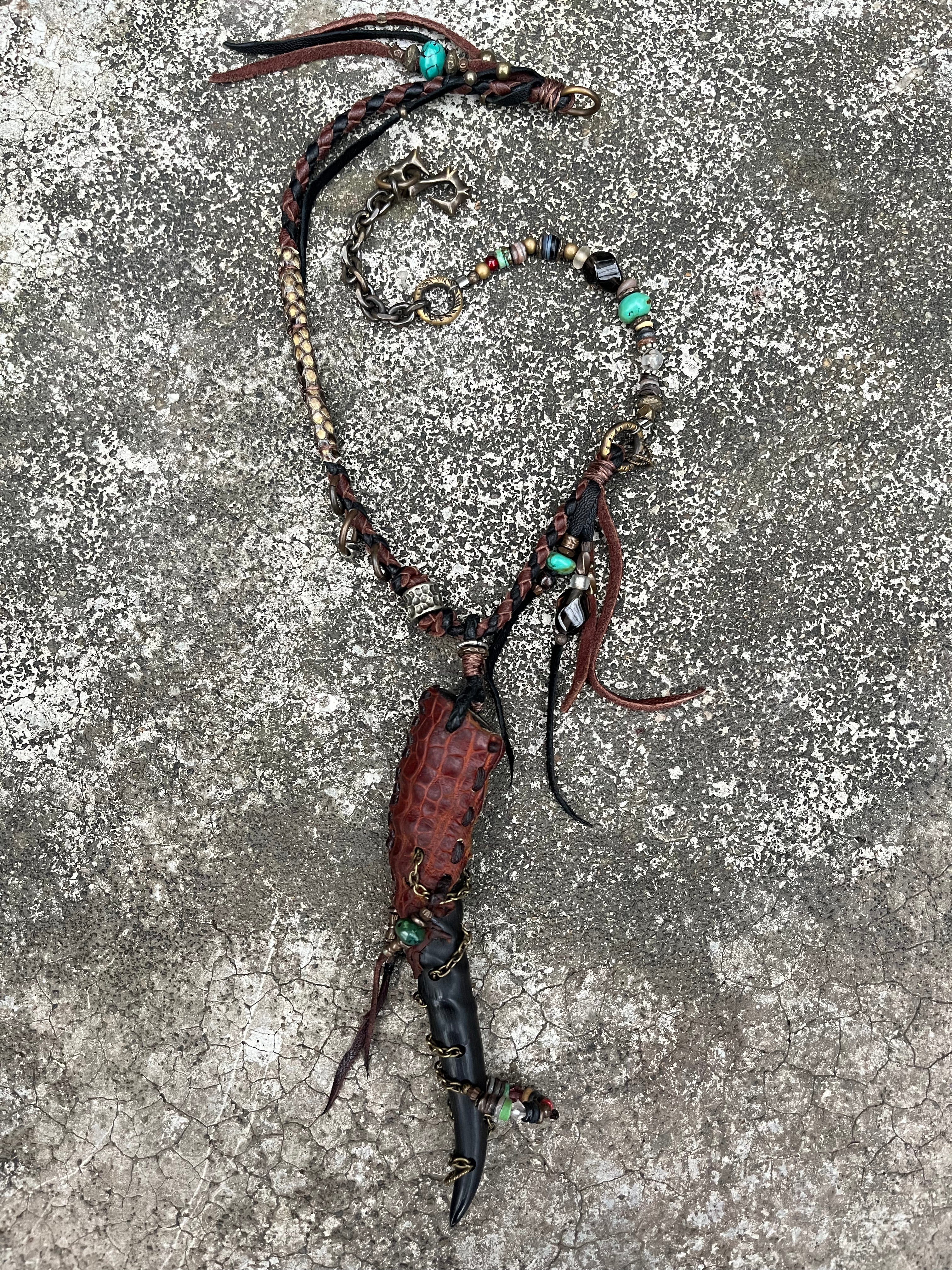 Ultra-Rare Antique Ram Horn Necklace [1-of-1]