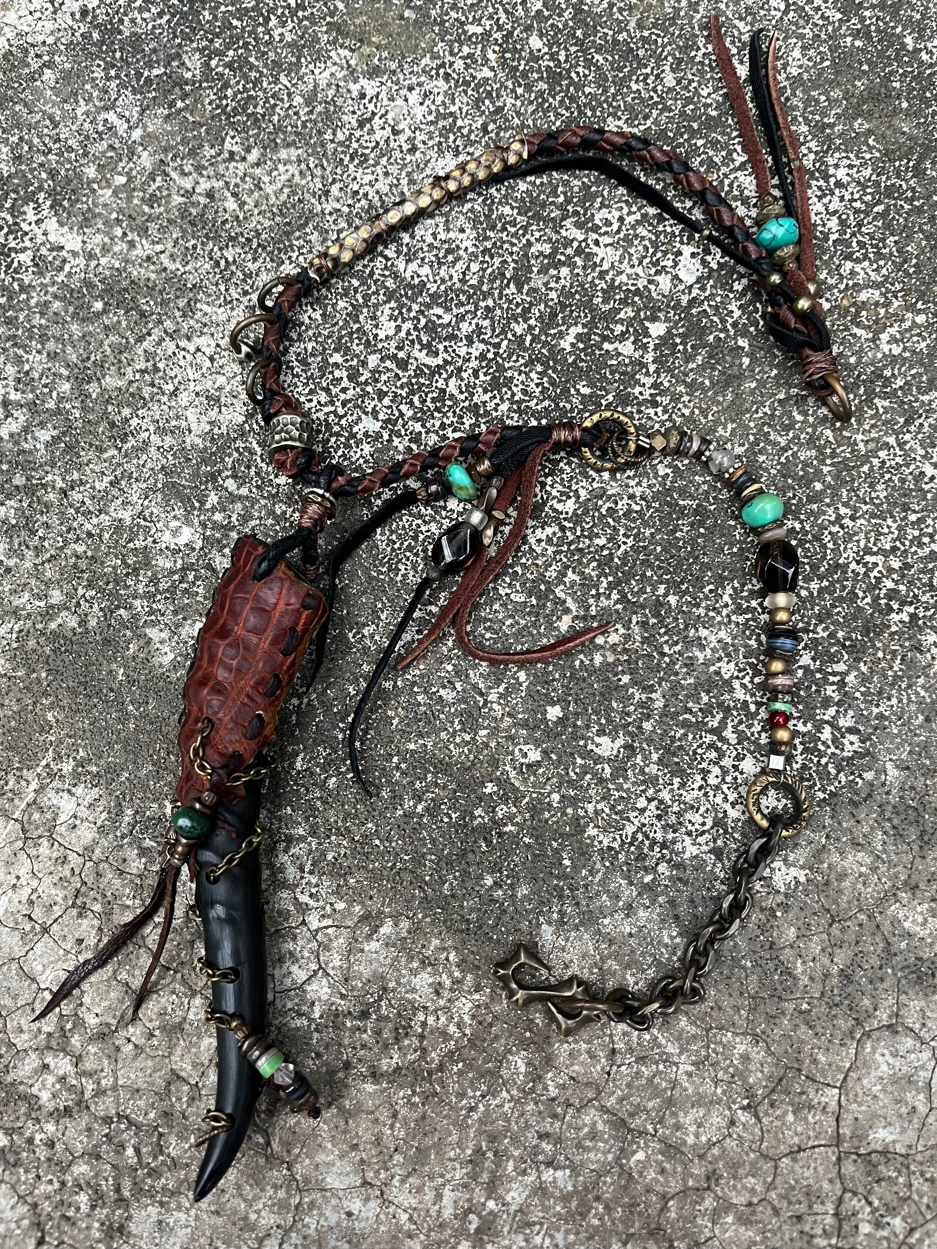 Ultra-Rare Antique Ram Horn Necklace [1-of-1]