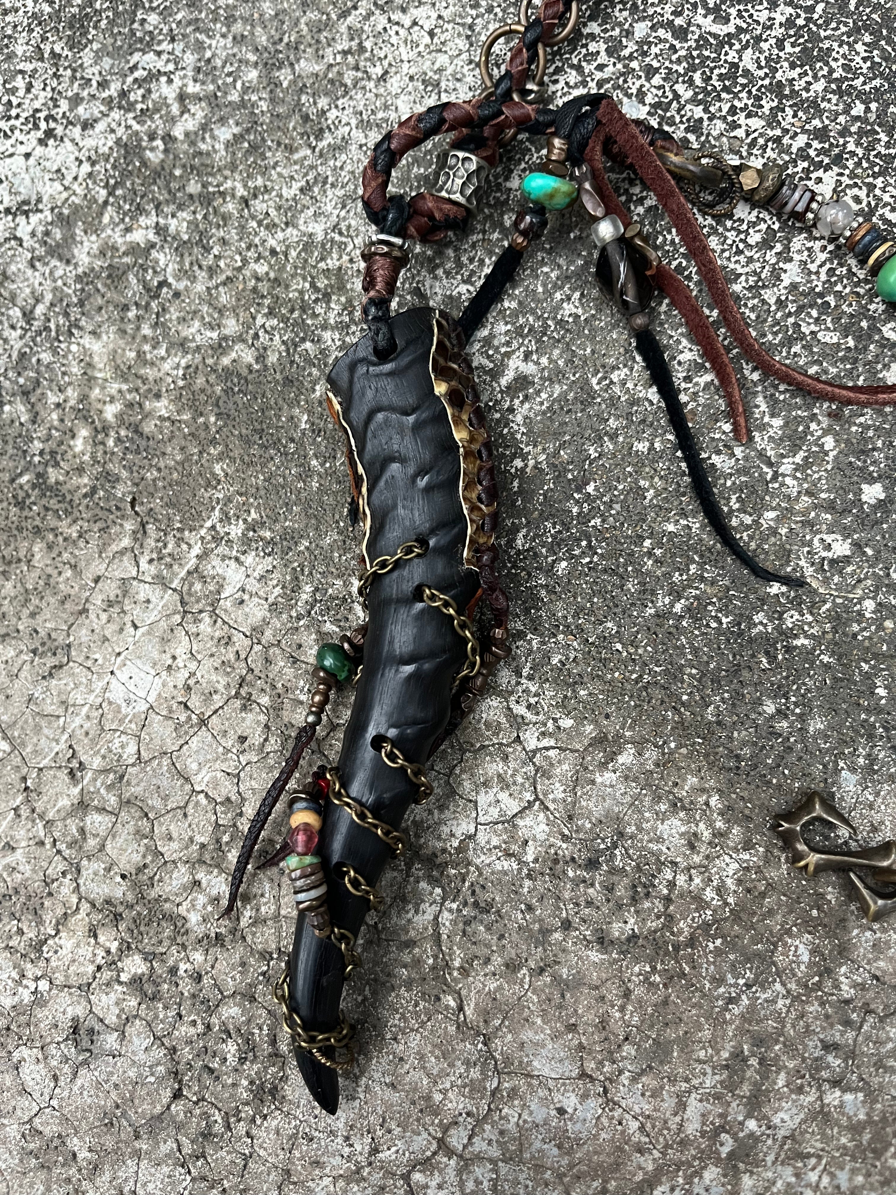 Ultra-Rare Antique Ram Horn Necklace [1-of-1]