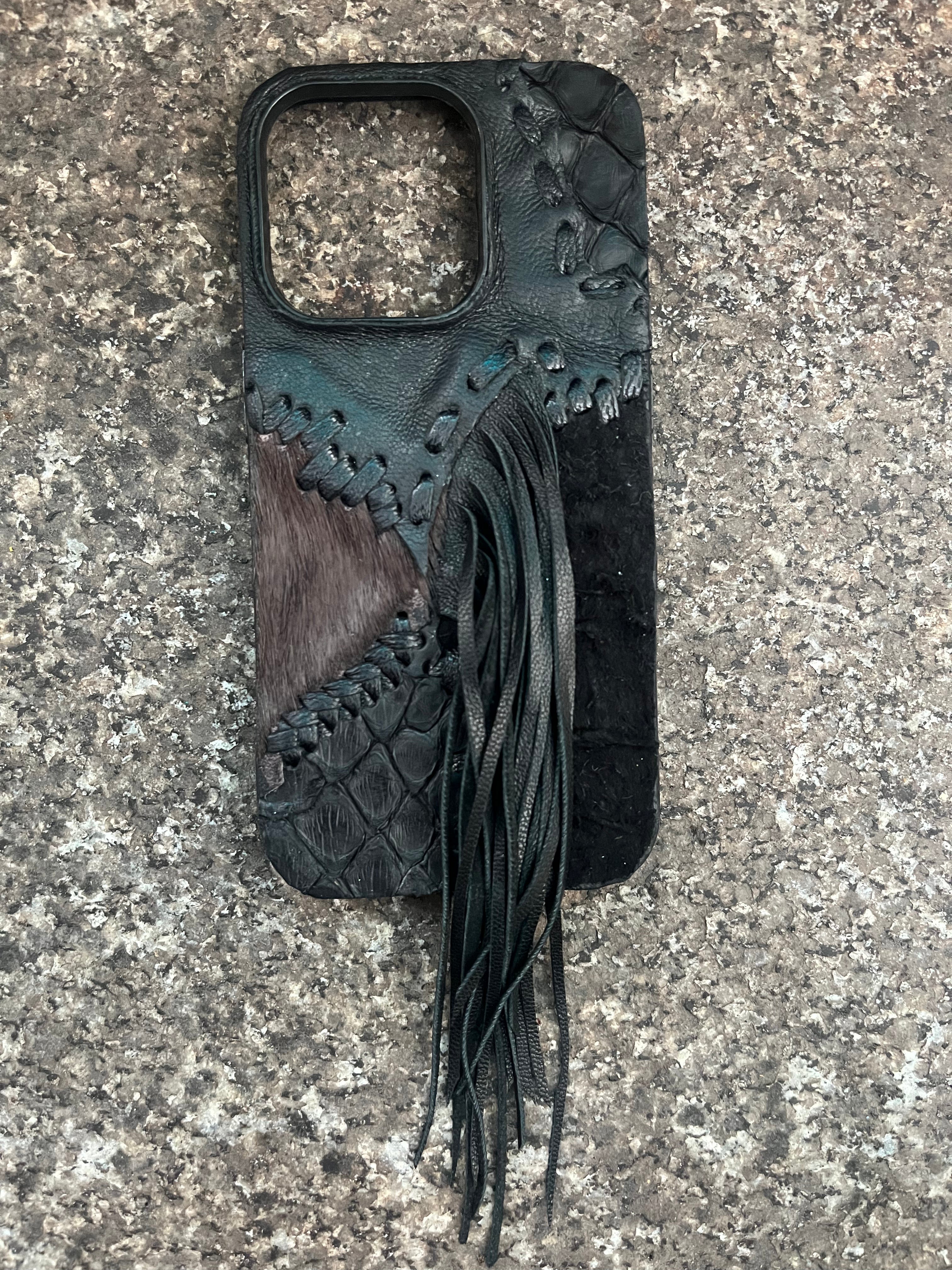 Fringed Patchwork Phone Case