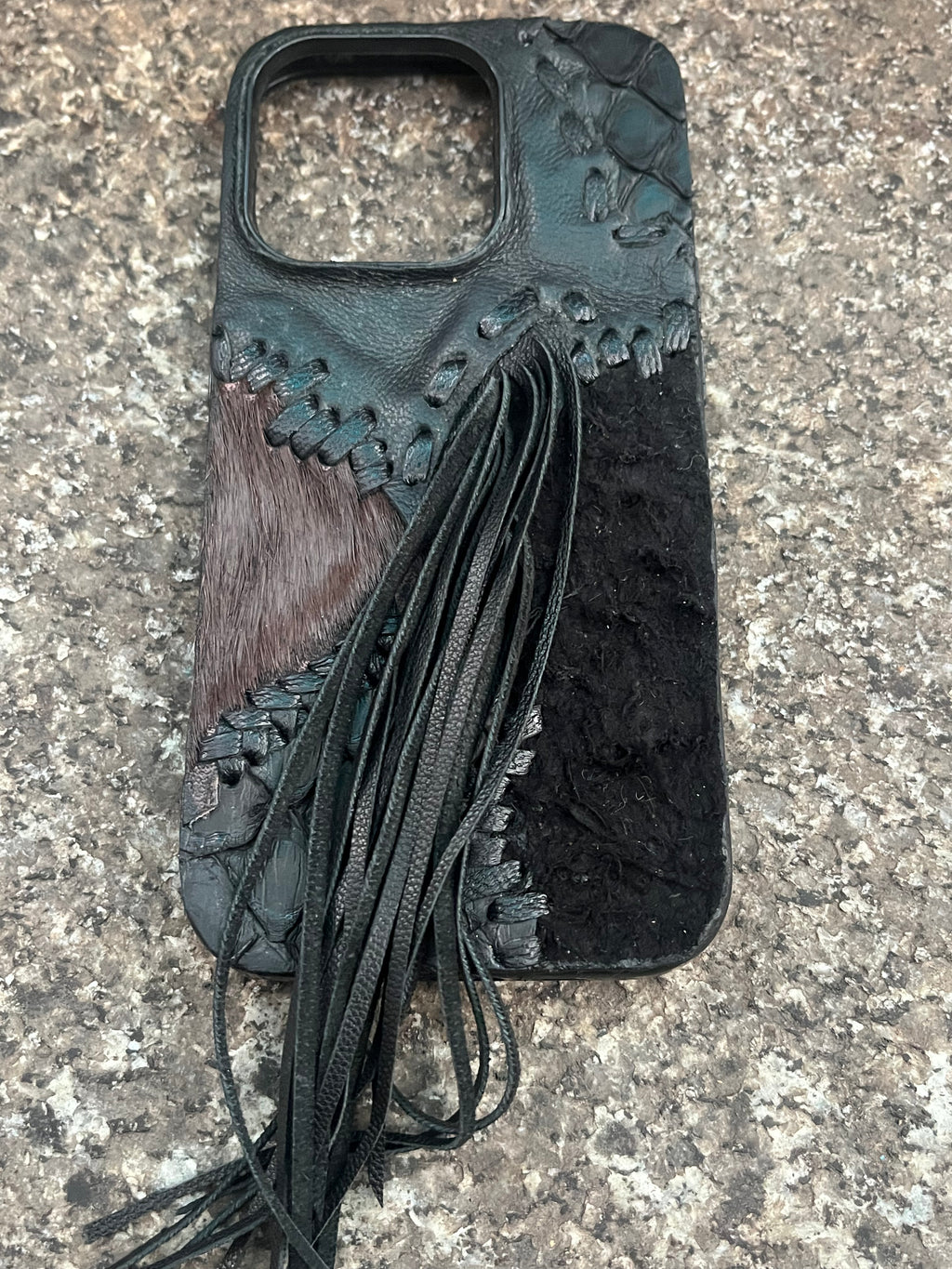 Fringed Patchwork Phone Case