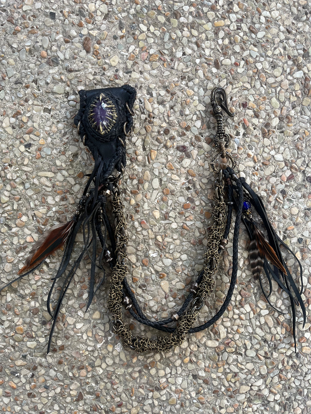 Amethyst Tusk Wallet Chain [1-of-1]