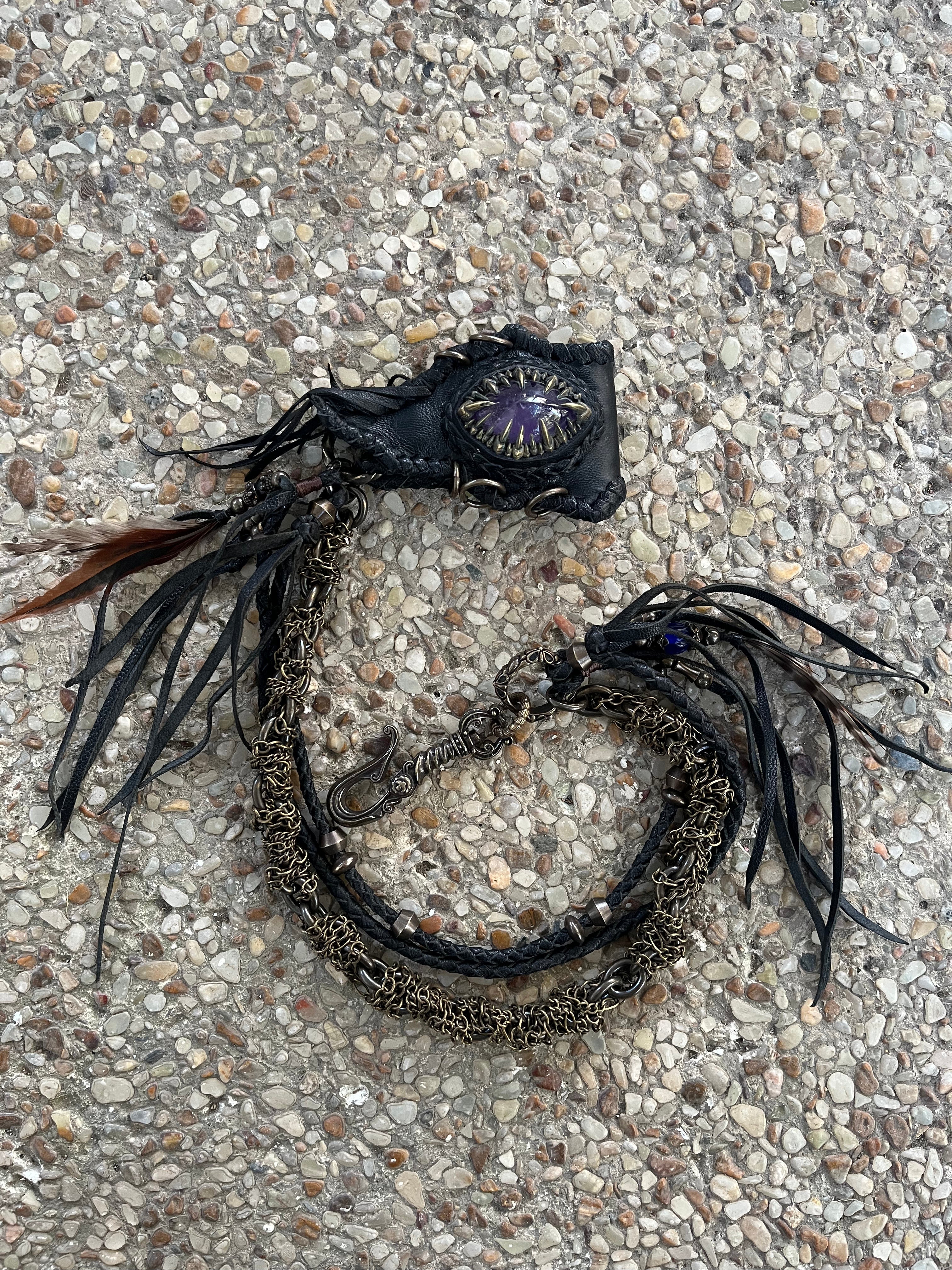 Amethyst Tusk Wallet Chain [1-of-1]