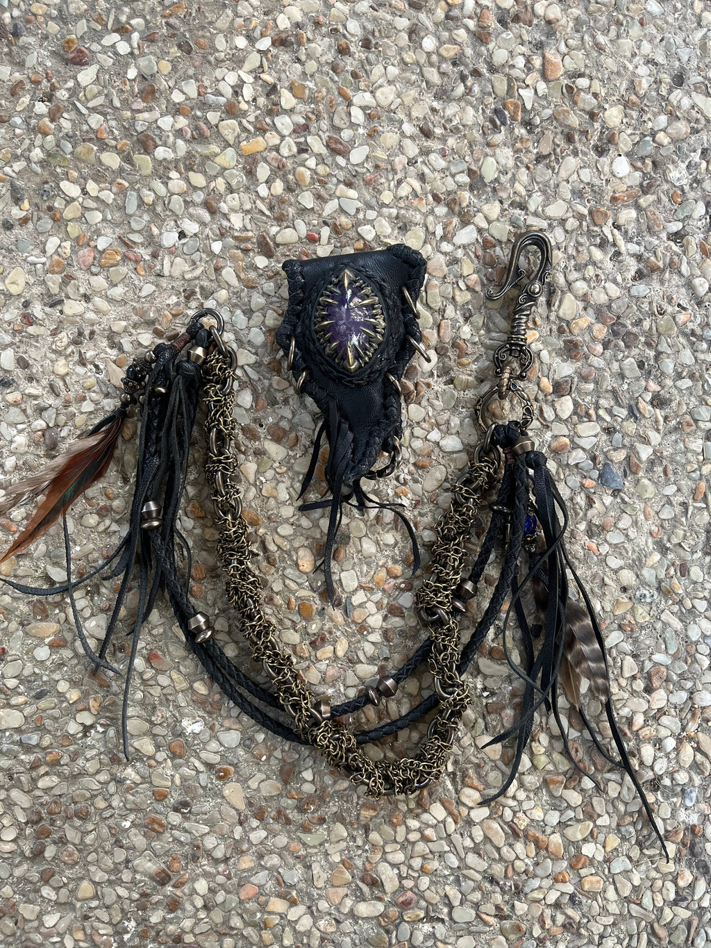 Amethyst Tusk Wallet Chain [1-of-1]