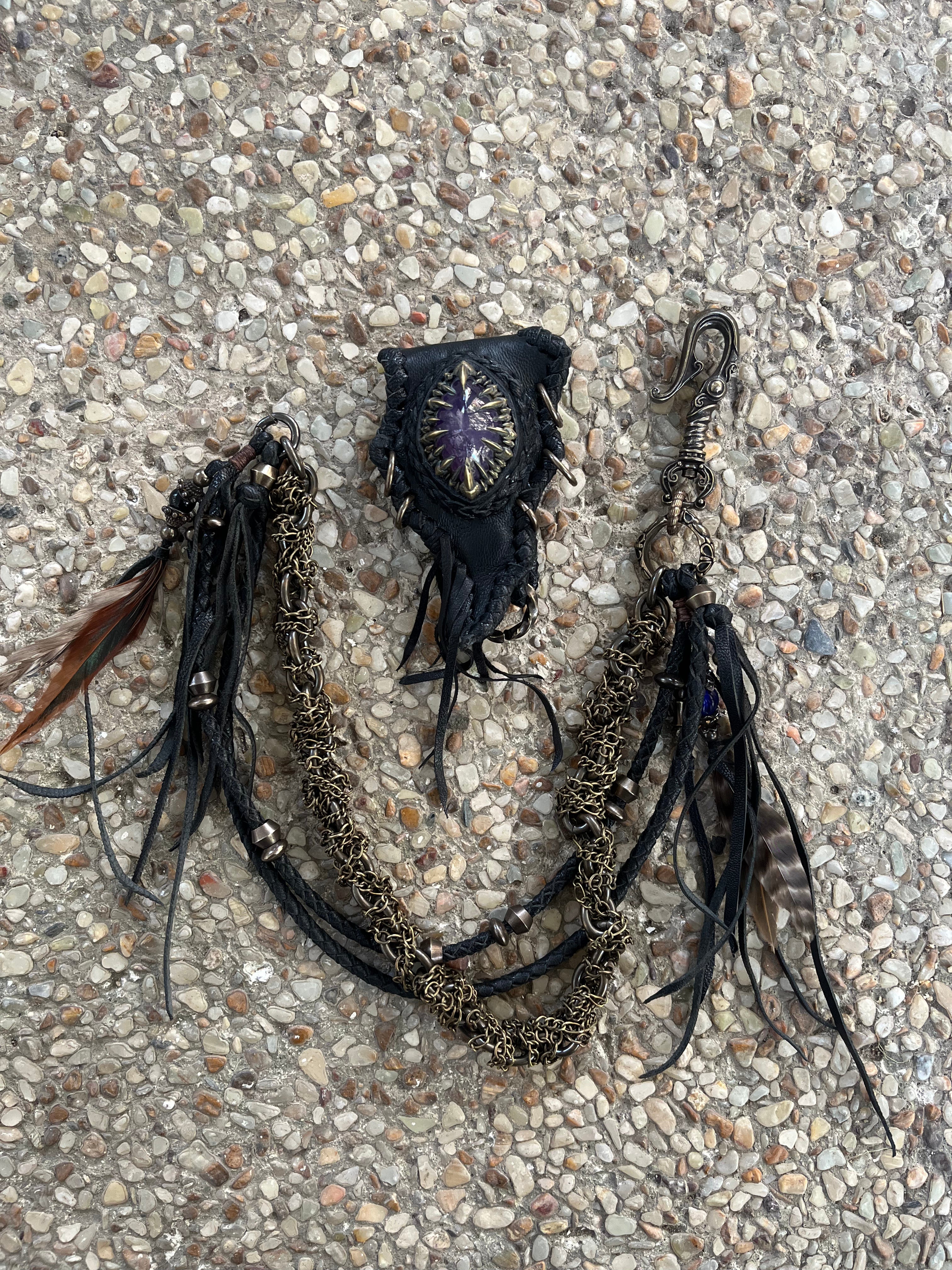 Amethyst Tusk Wallet Chain [1-of-1]