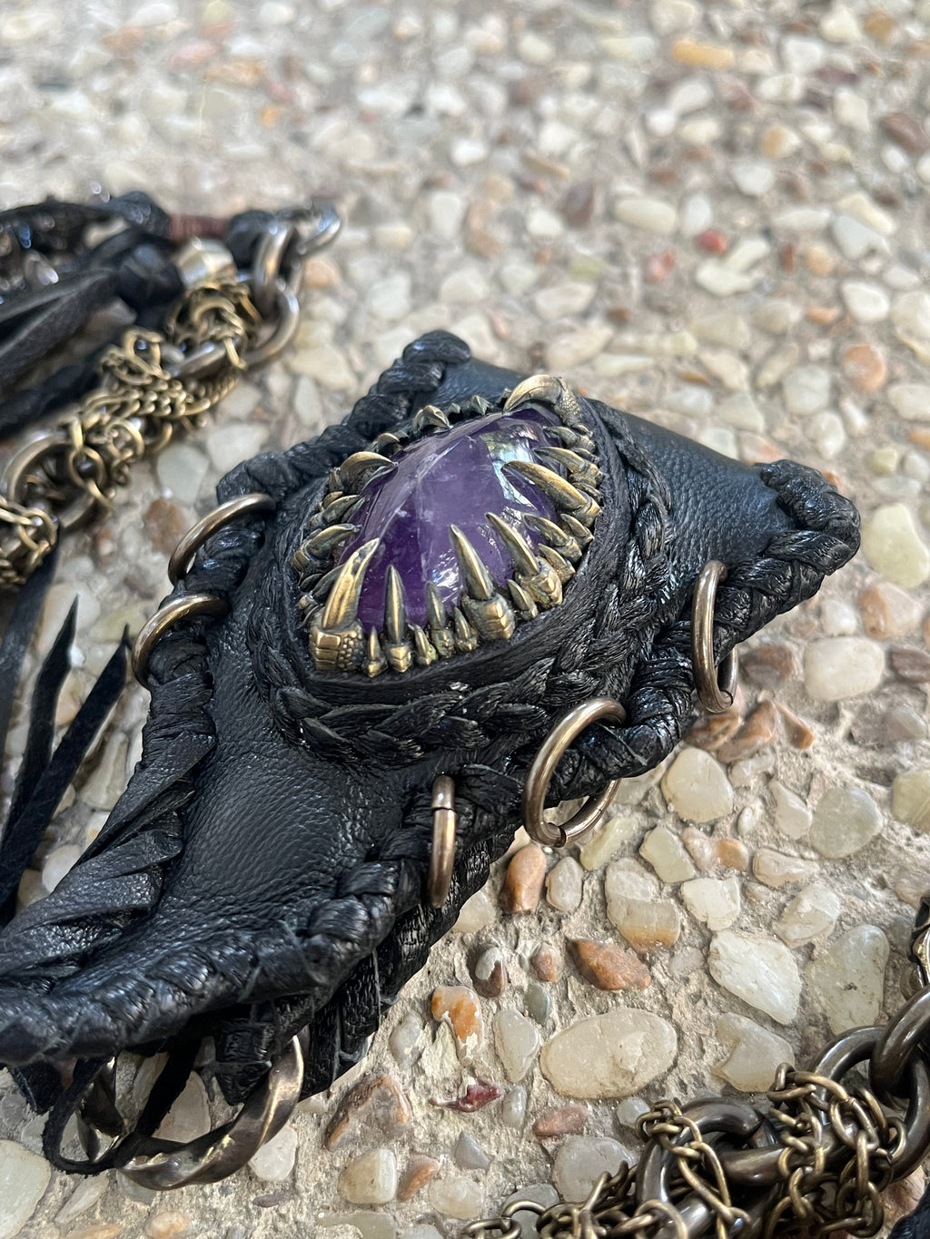 Amethyst Tusk Wallet Chain [1-of-1]