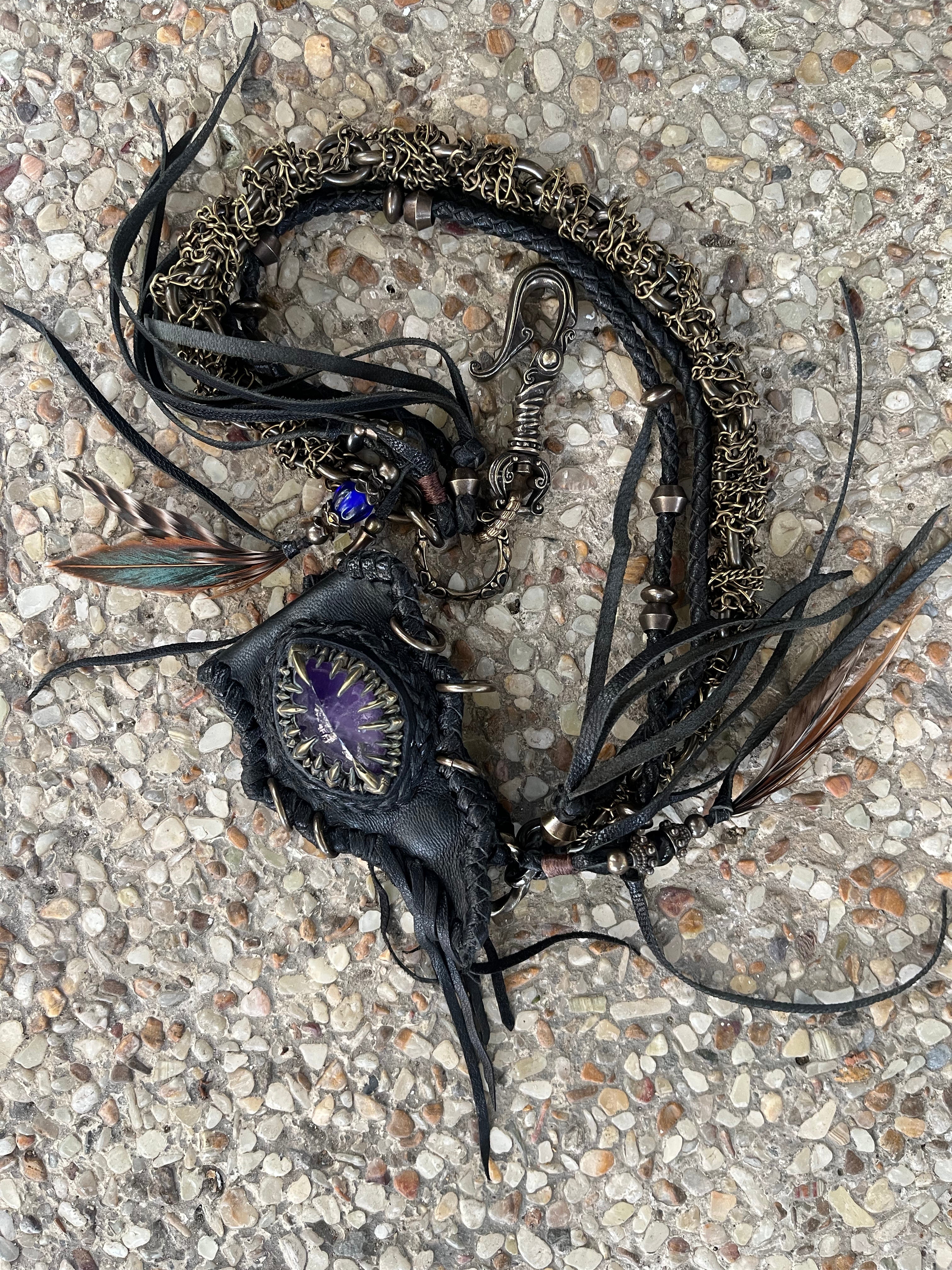 Amethyst Tusk Wallet Chain [1-of-1]