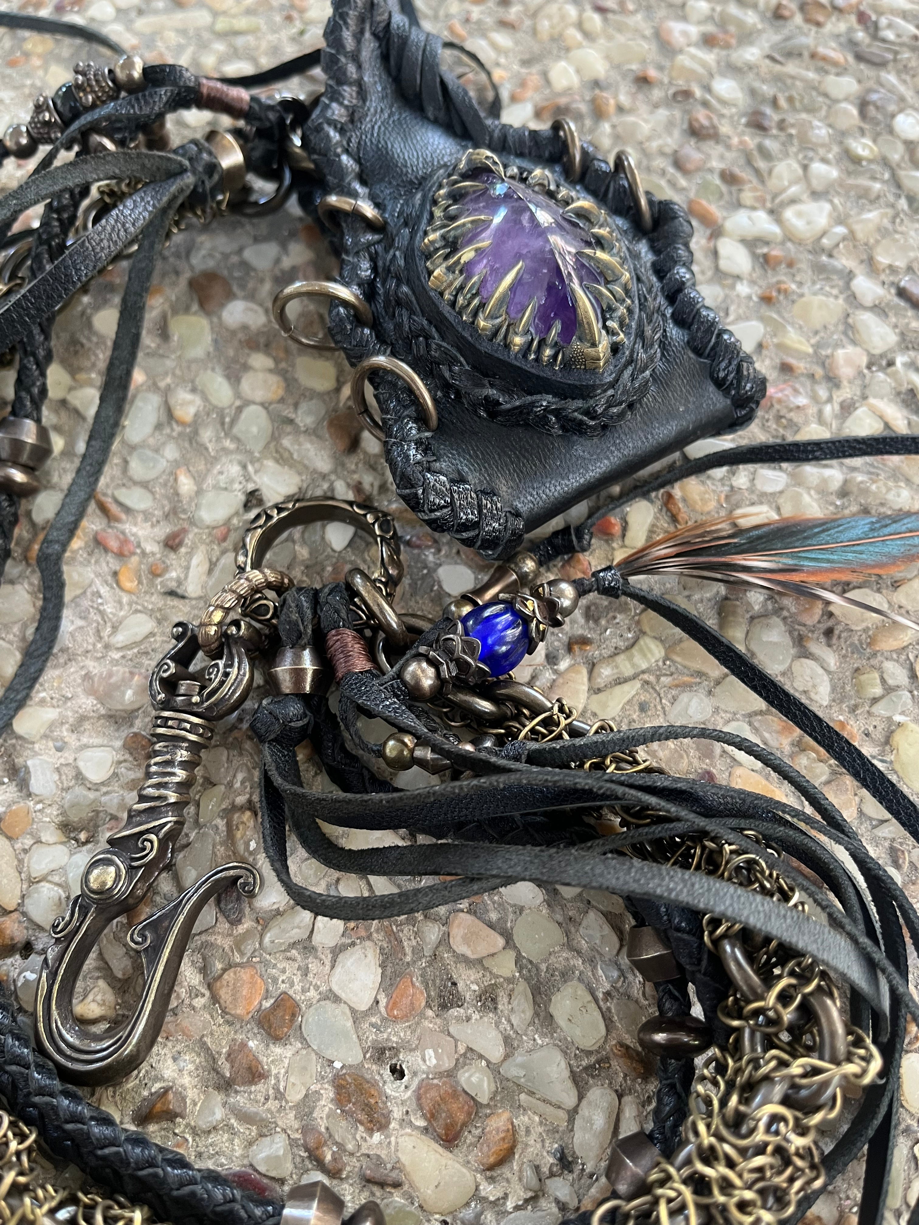 Amethyst Tusk Wallet Chain [1-of-1]