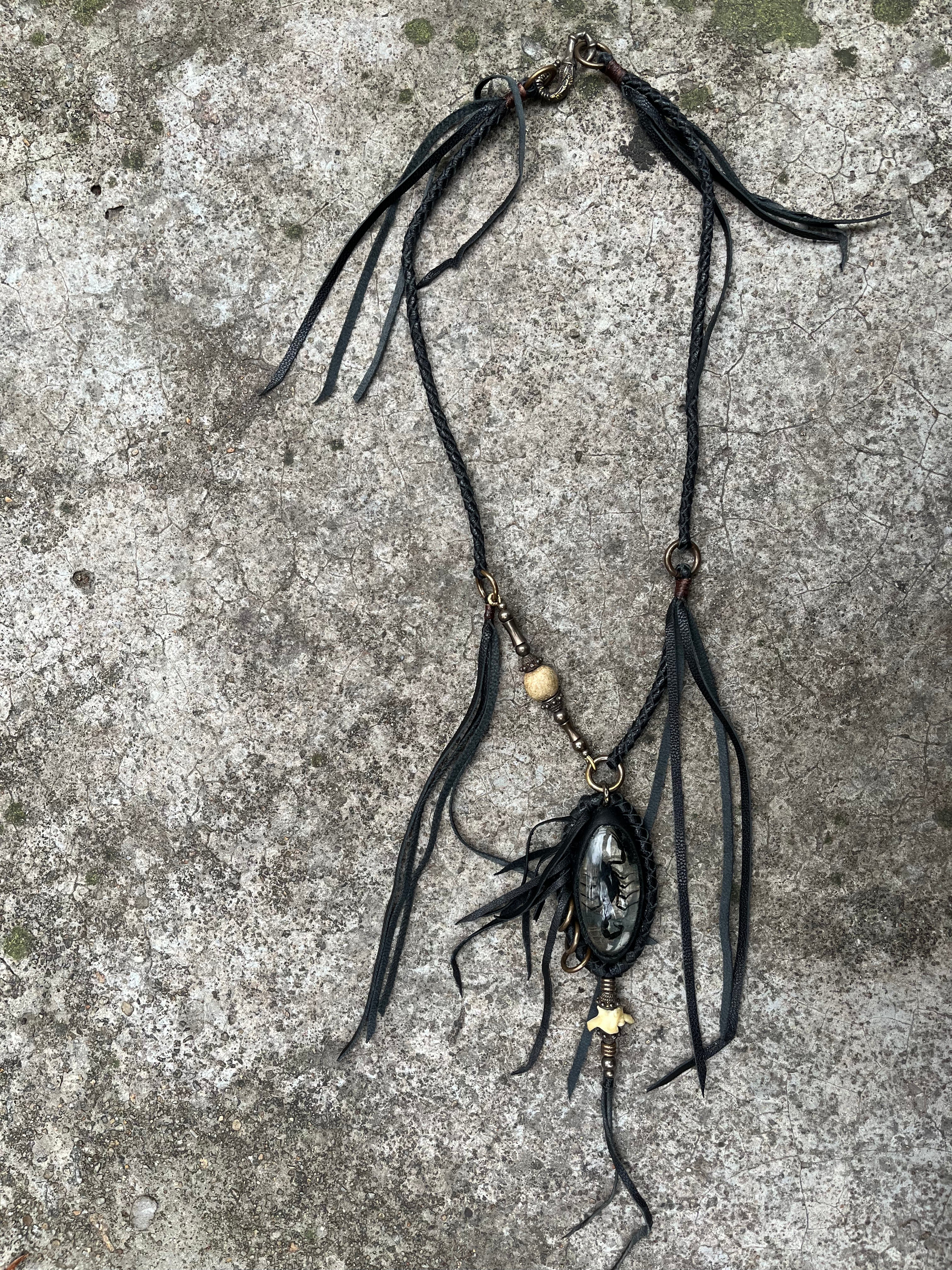 Black Scorpion Necklace 01