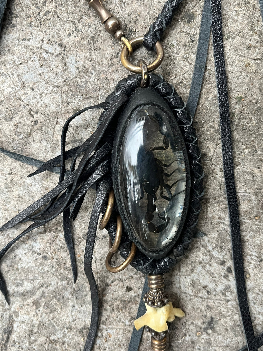 Black Scorpion Necklace 01