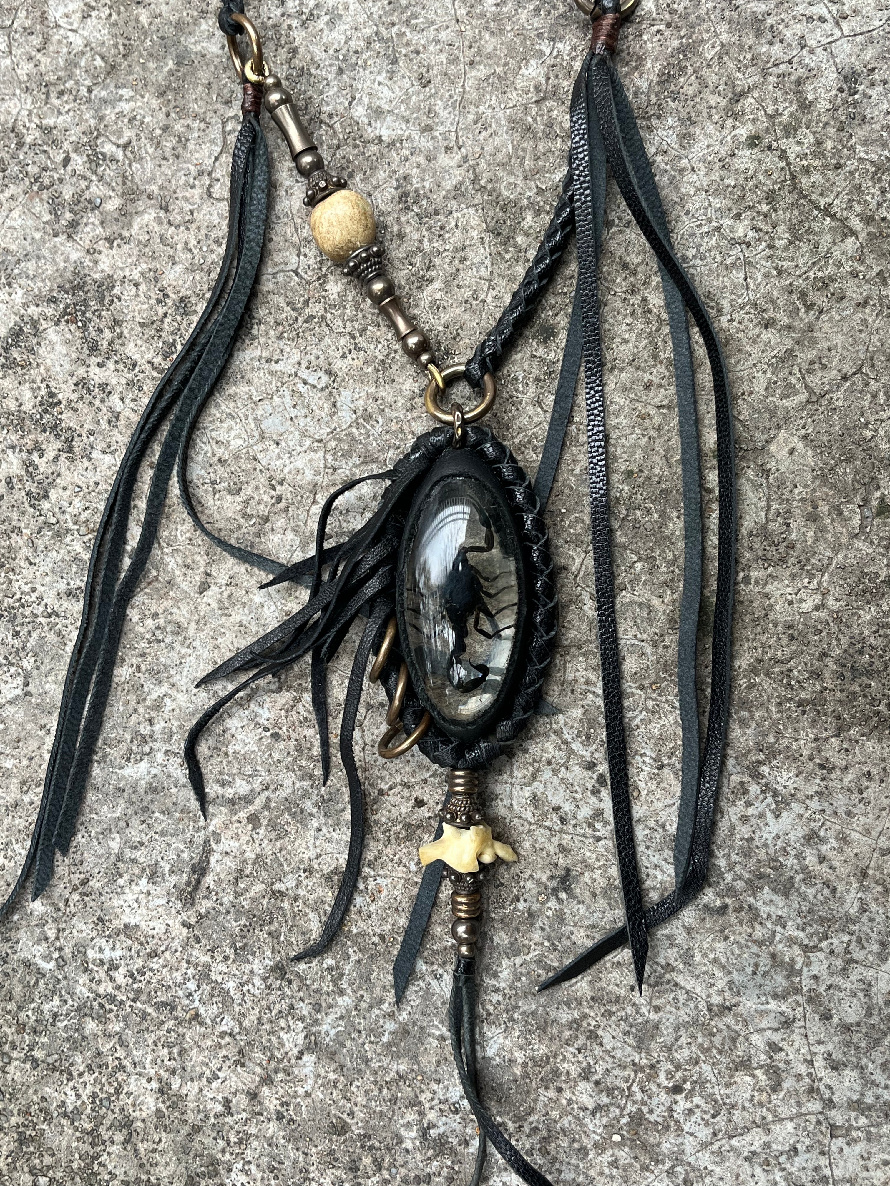 Black Scorpion Necklace 01