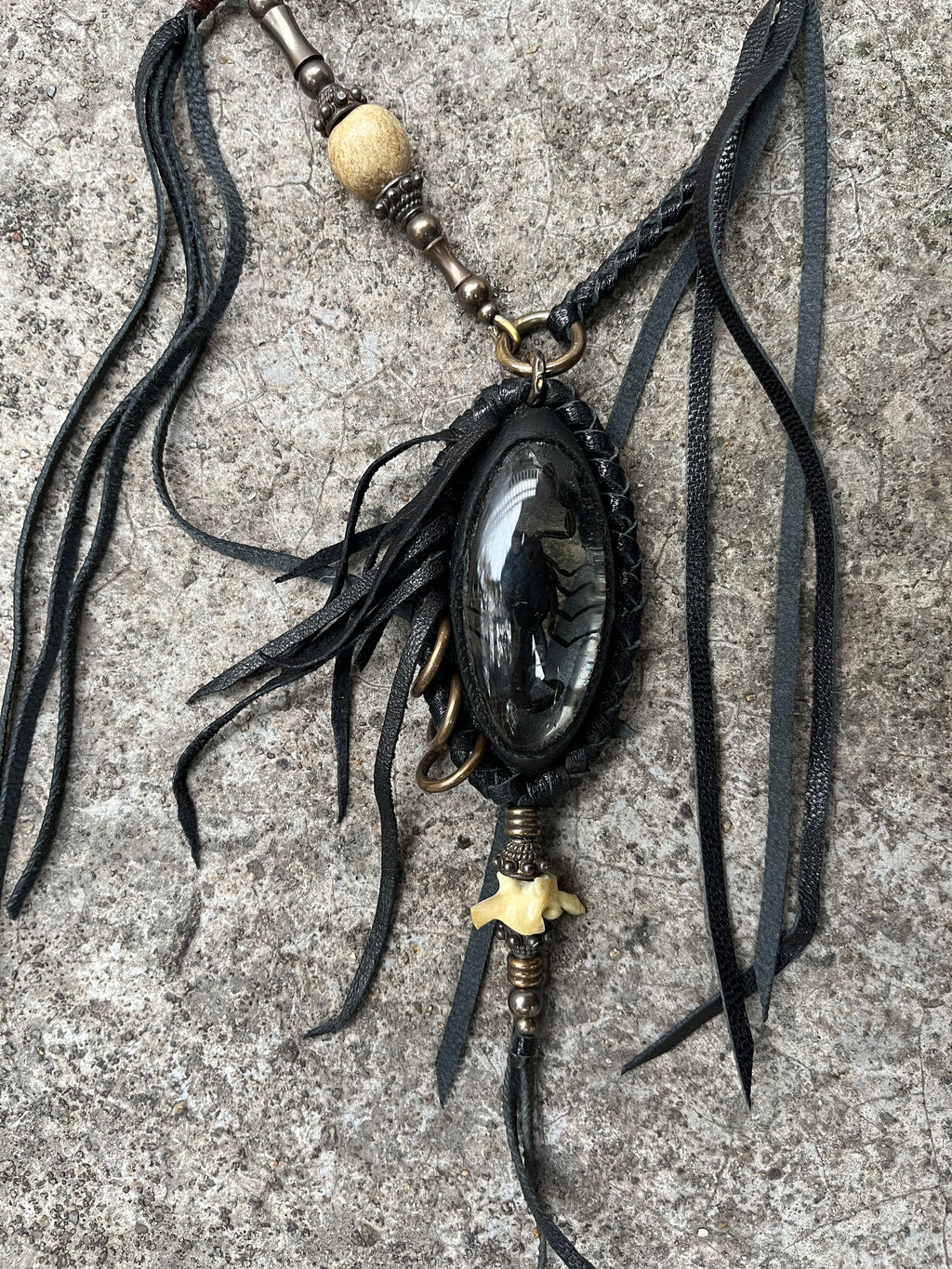 Black Scorpion Necklace 01