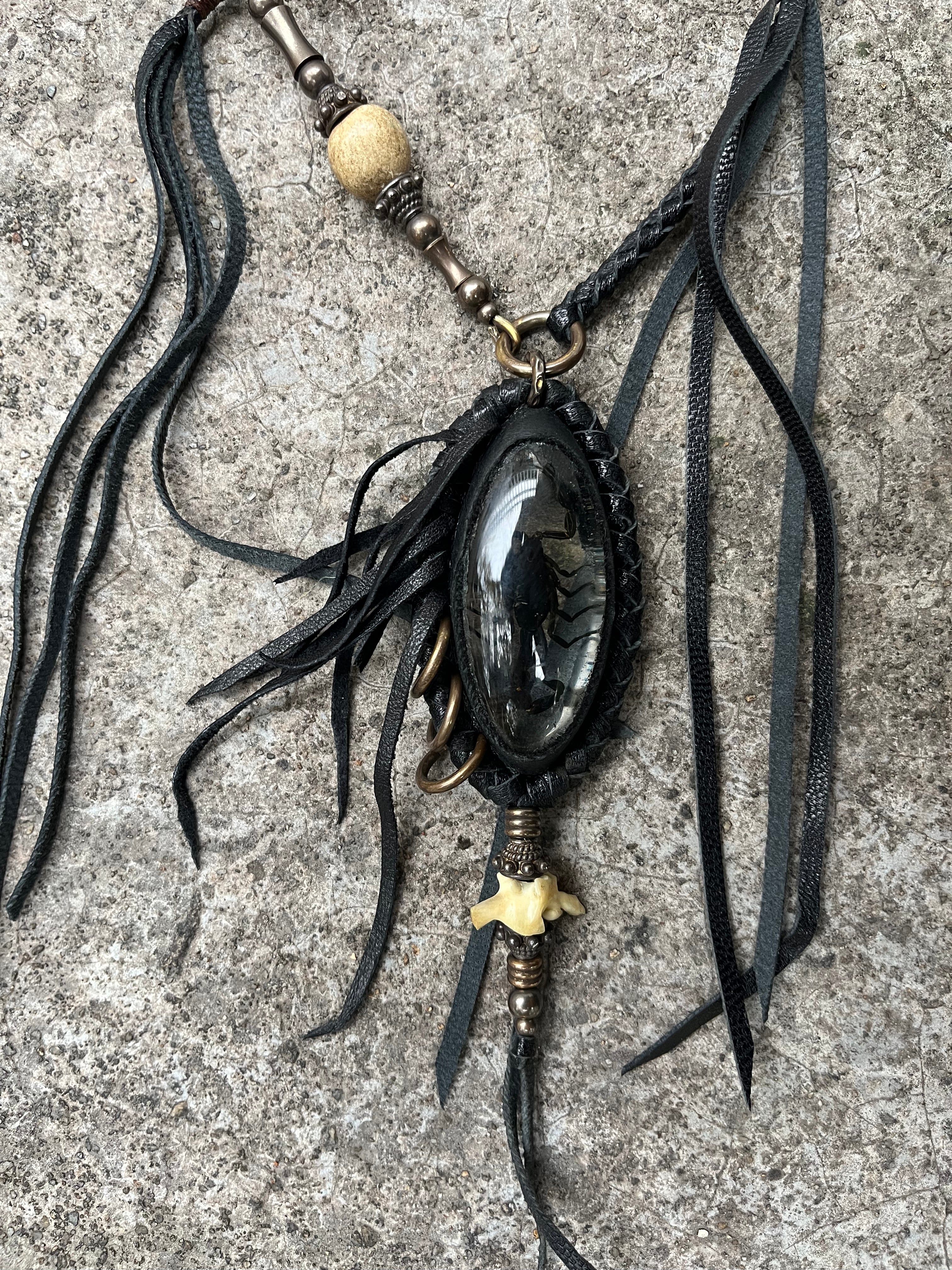 Black Scorpion Necklace 01