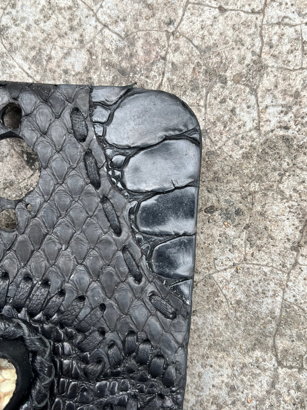 Black Snake Patchwork Phone Case
