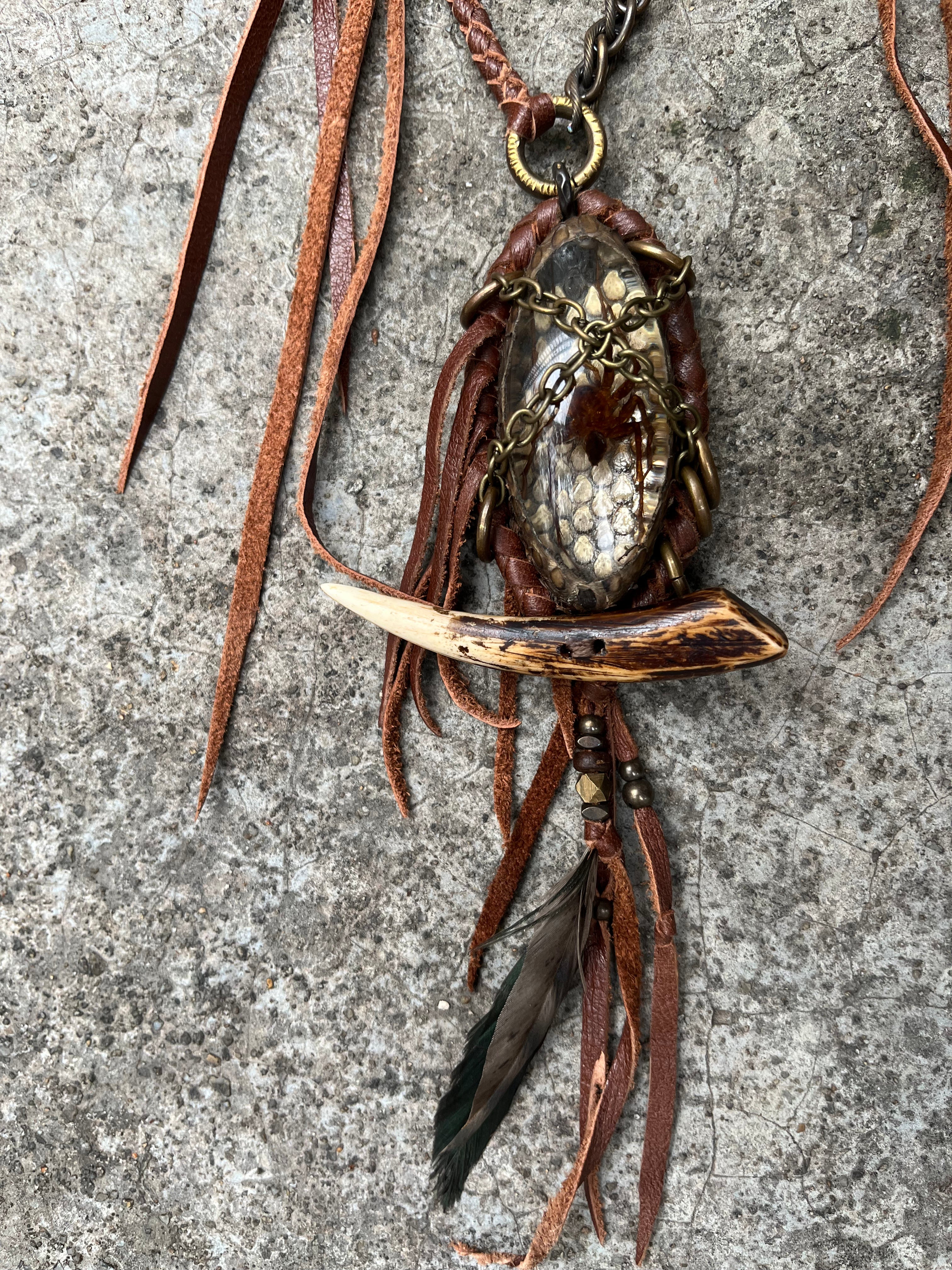 Spider Tusk Necklace