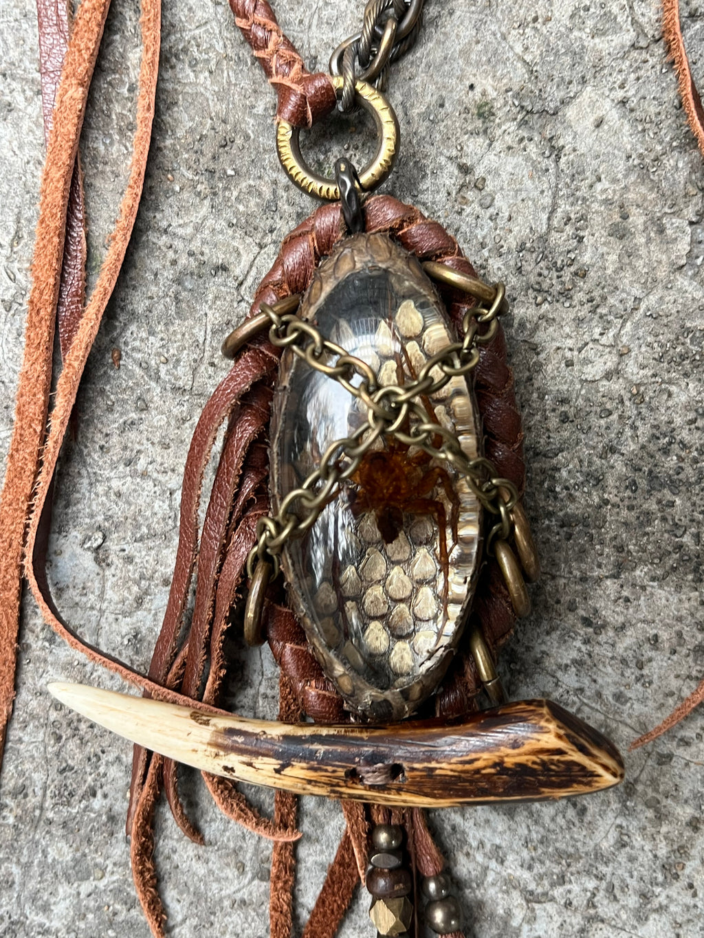 Spider Tusk Necklace