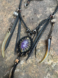 Amethyst & Snake Bone Necklace [1of1]