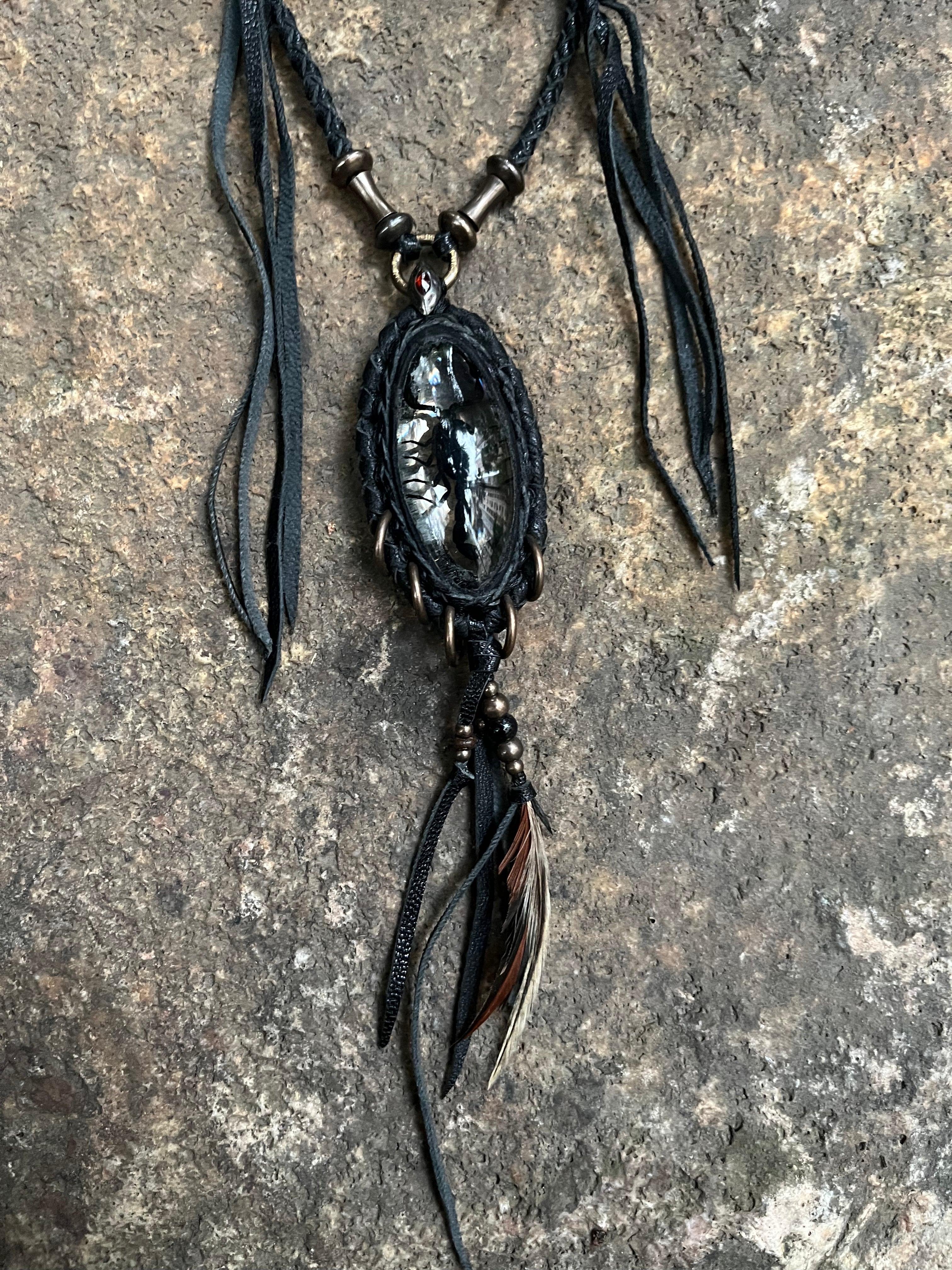 Scorpion Resin Necklace