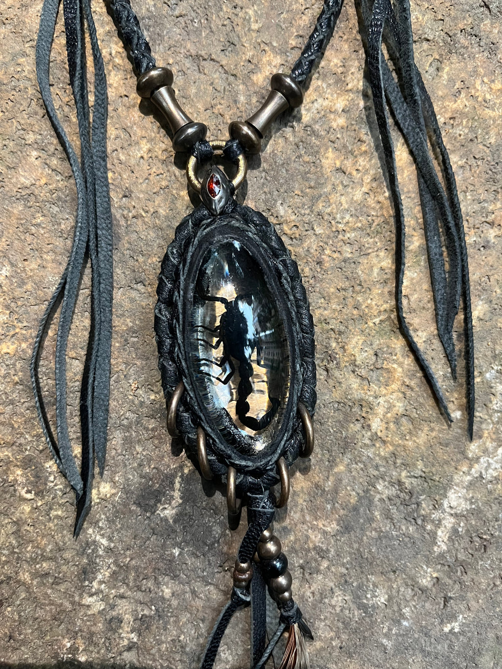 Scorpion Resin Necklace