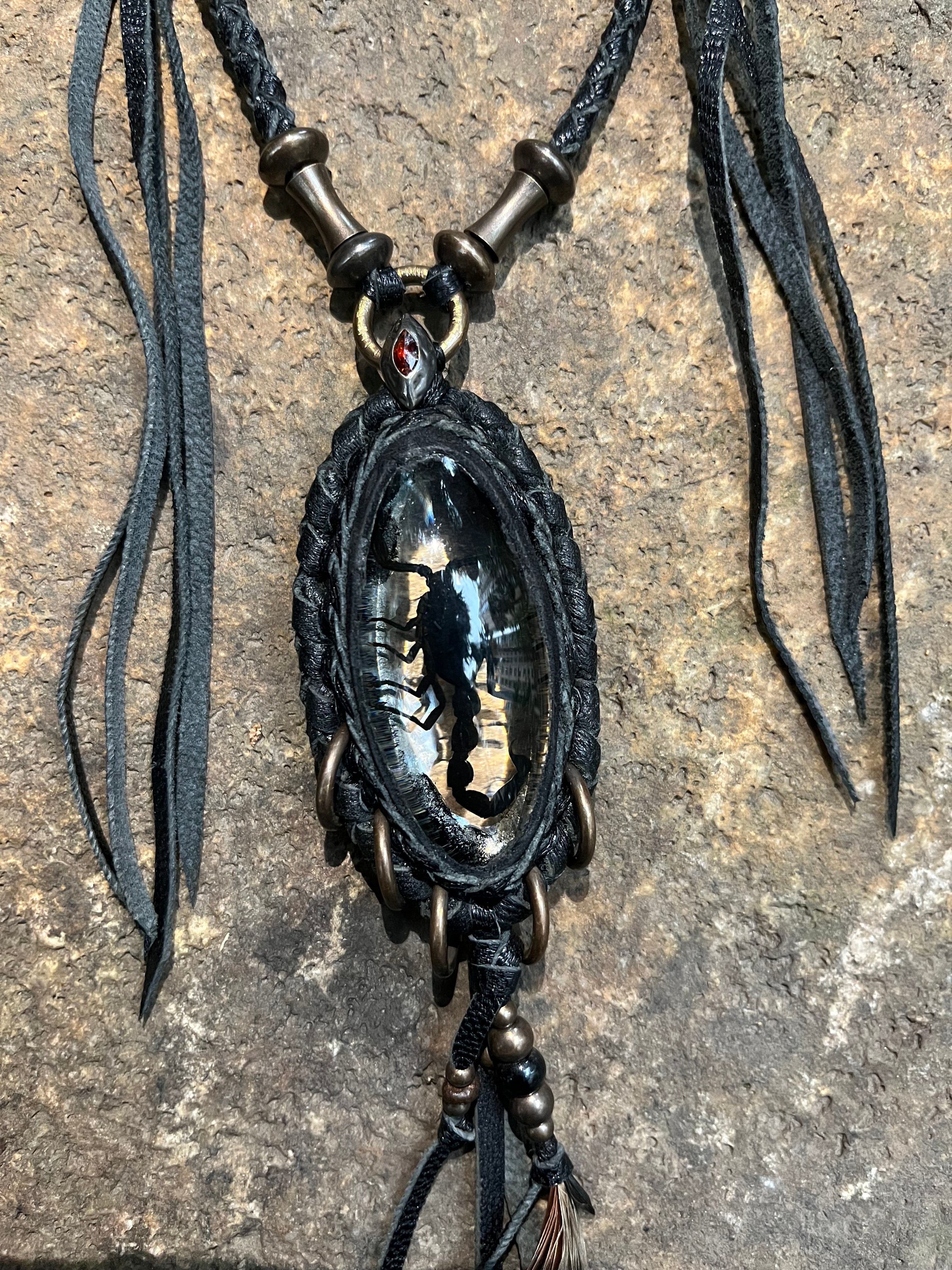 Scorpion Resin Necklace