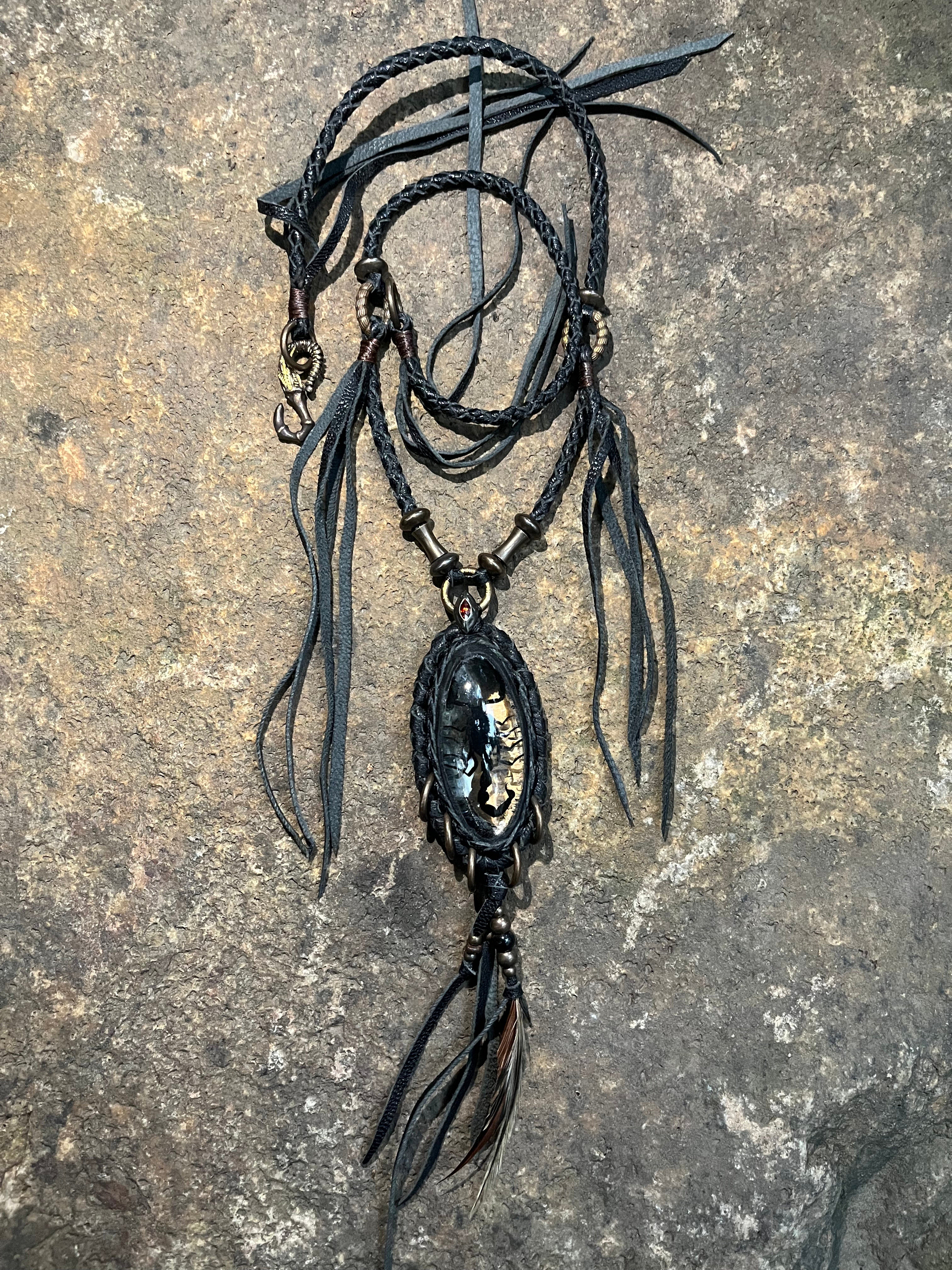 Scorpion Resin Necklace
