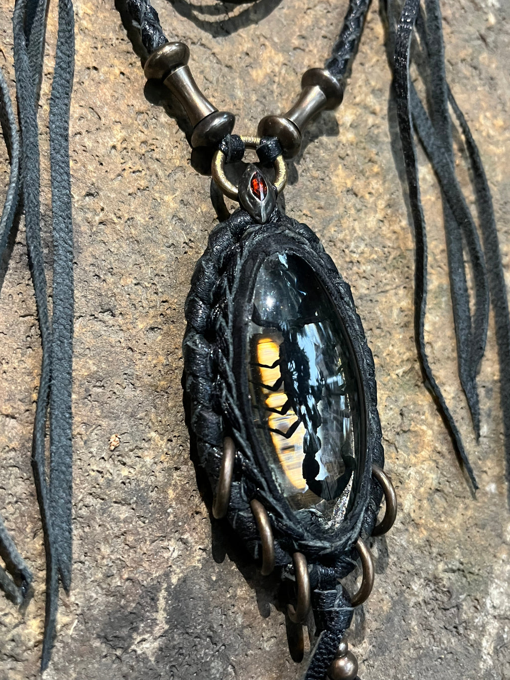 Scorpion Resin Necklace