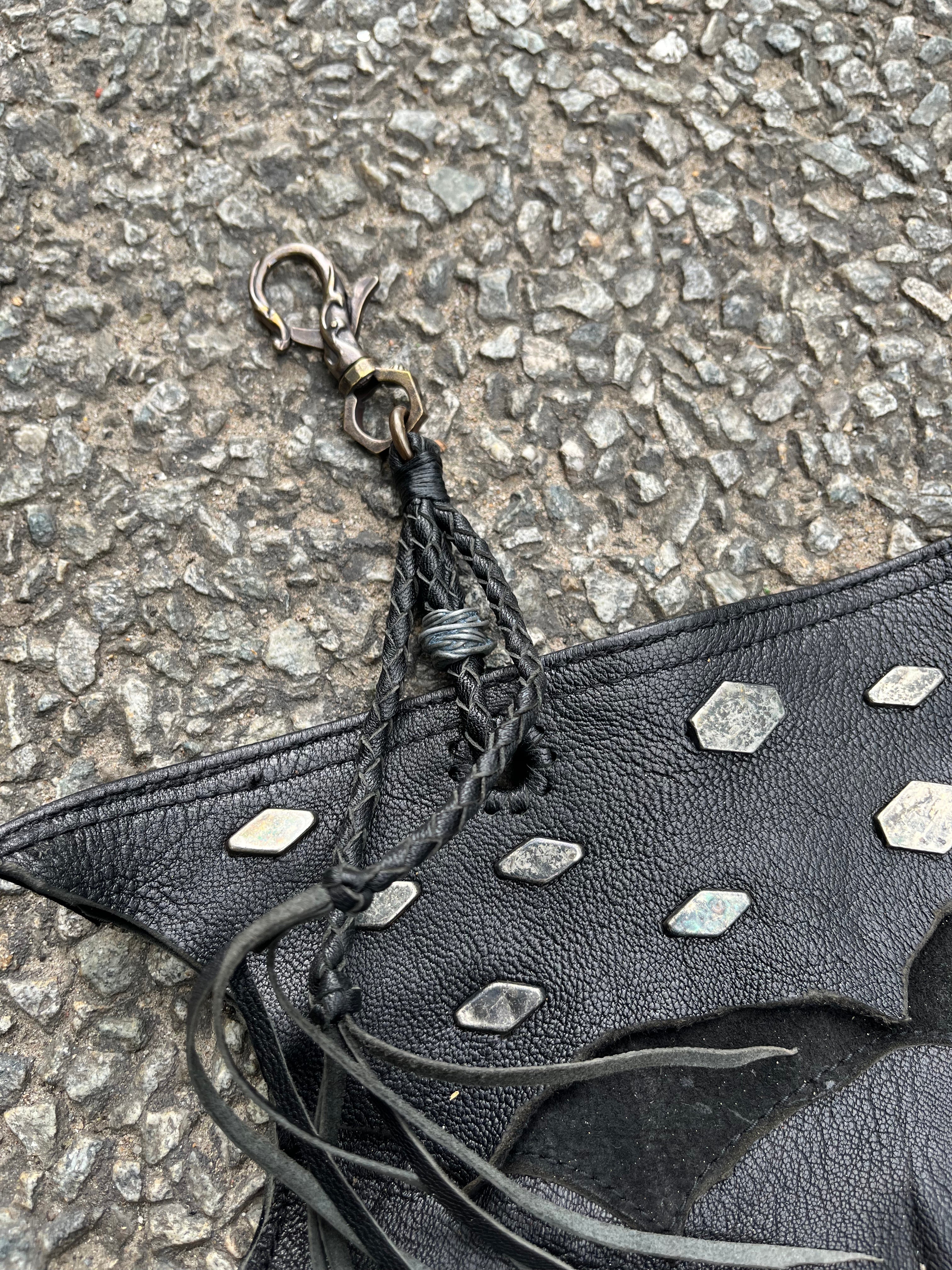 Dark Armor Patchwork Leather Apron [1-of-1]