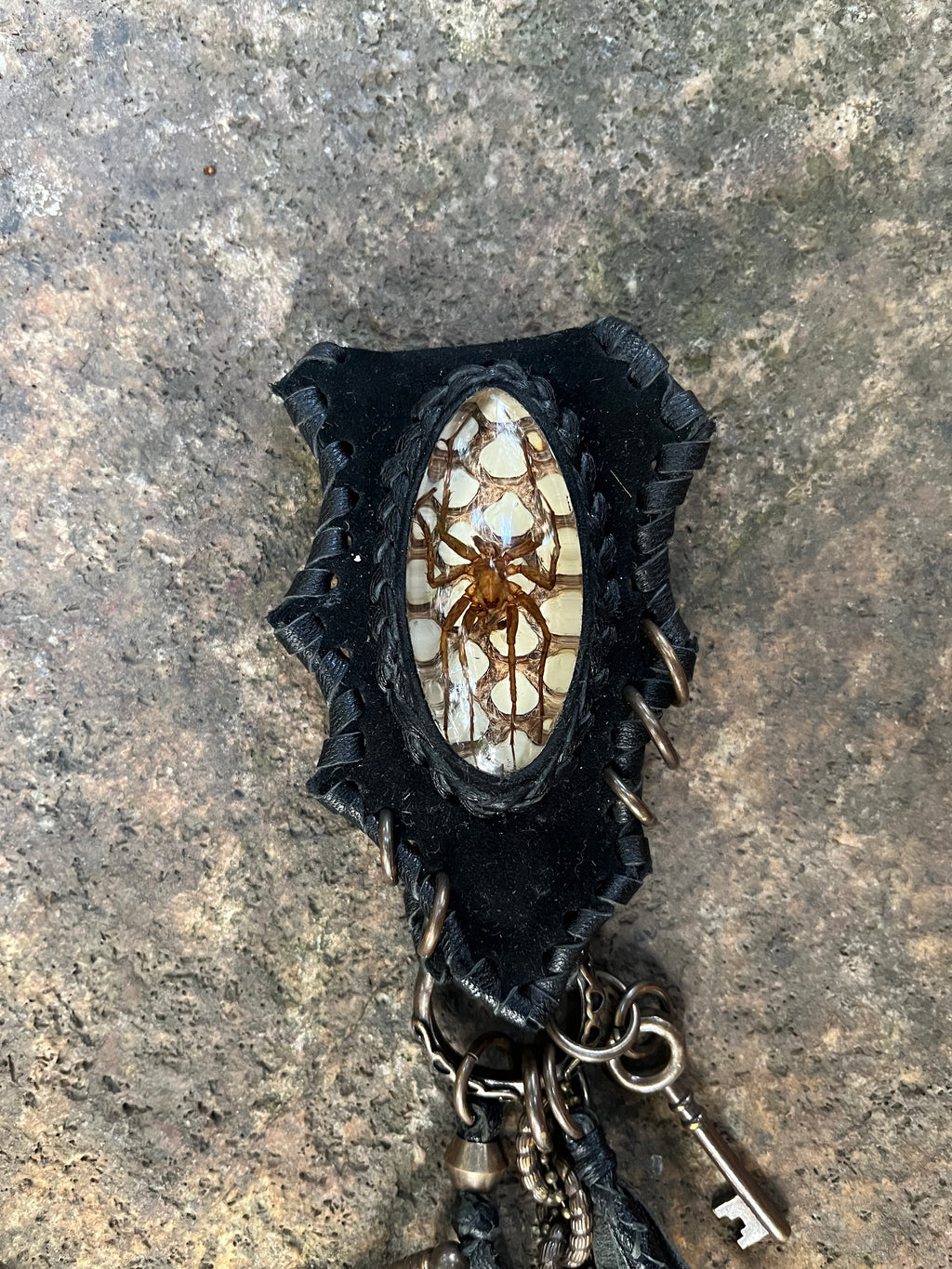 Spider & Cobra Skin Walletchain
