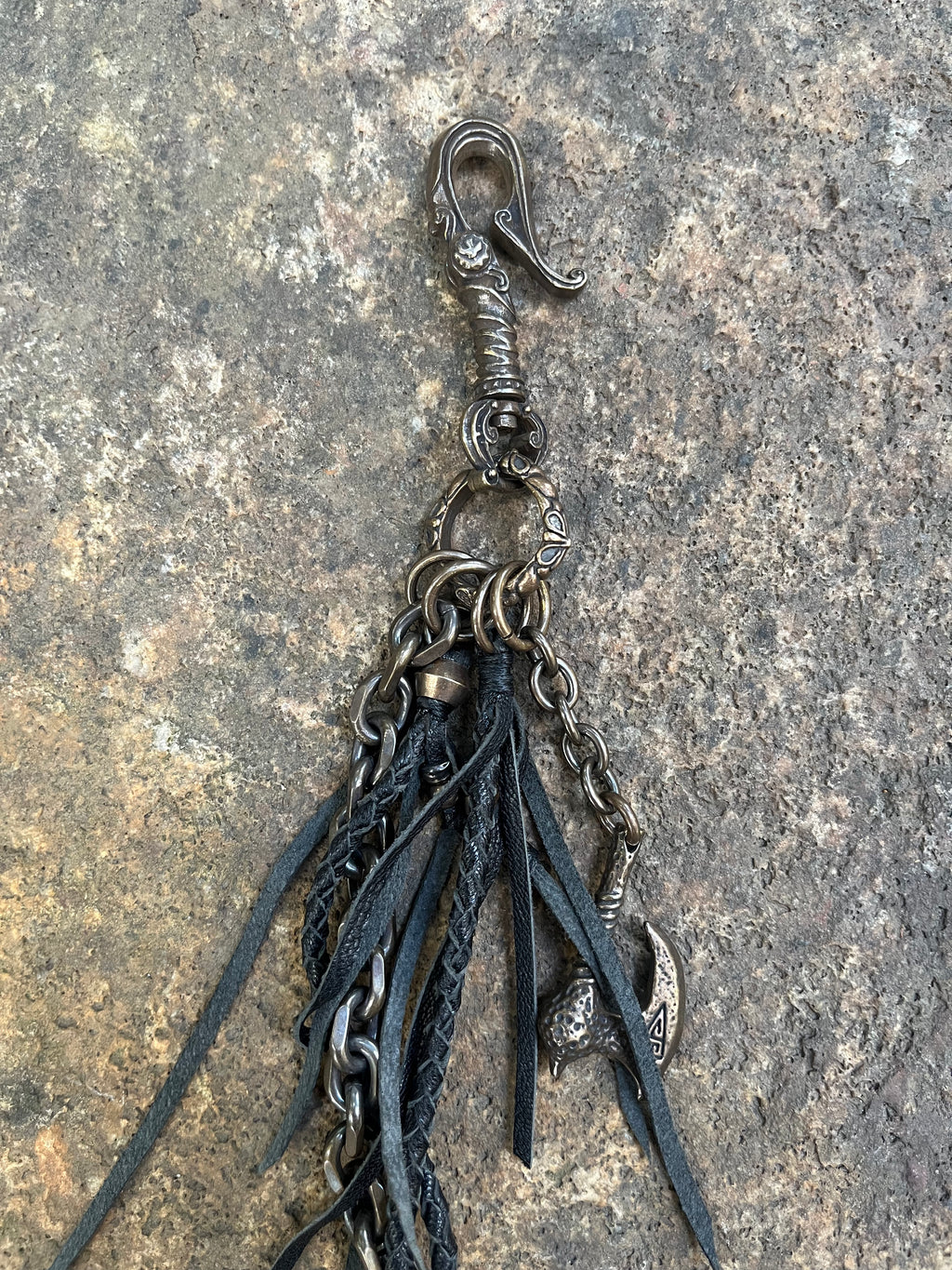 Spider & Cobra Skin Walletchain