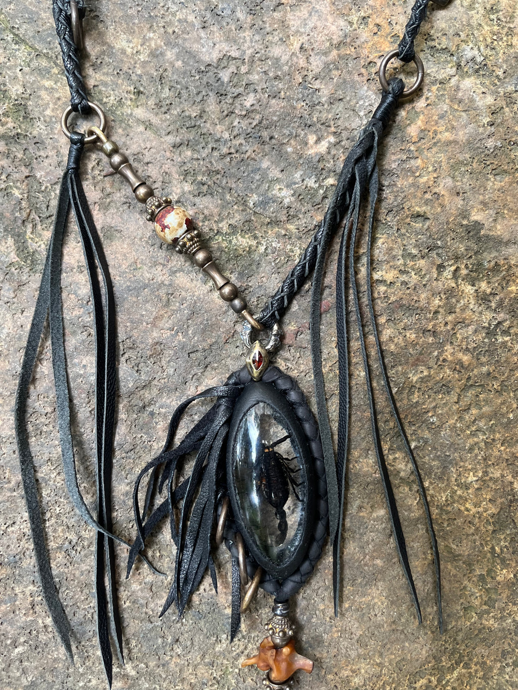 Black Scorpion Necklace 02
