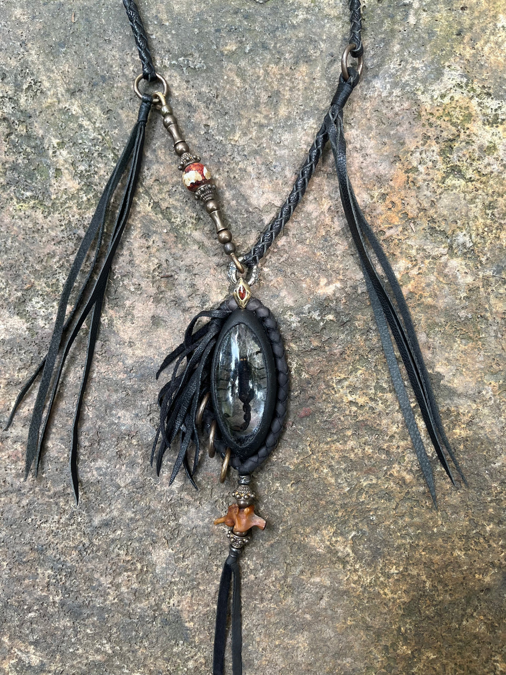 Black Scorpion Necklace 02