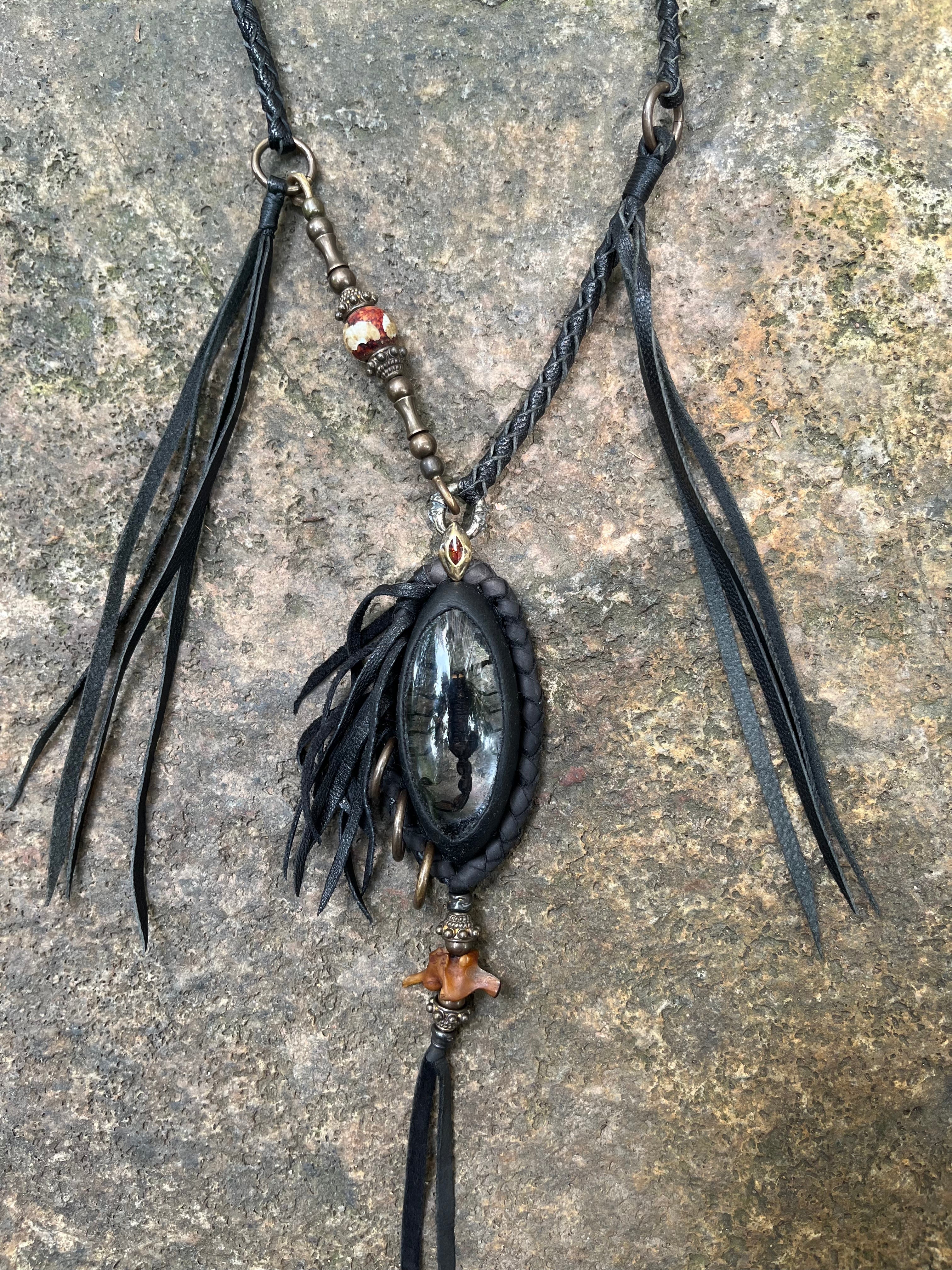 Black Scorpion Necklace 02