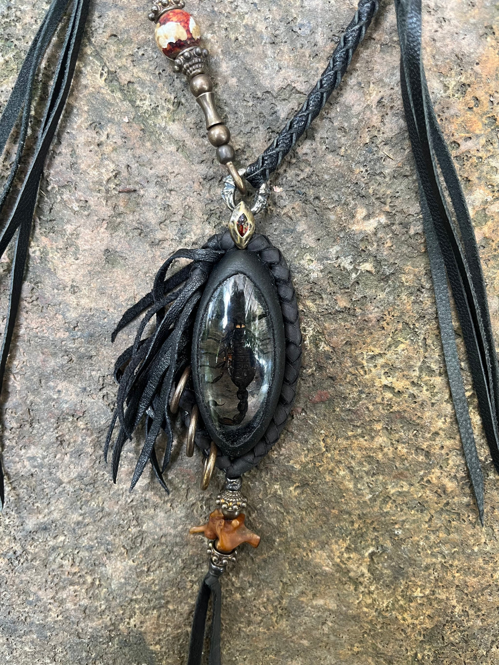Black Scorpion Necklace 02