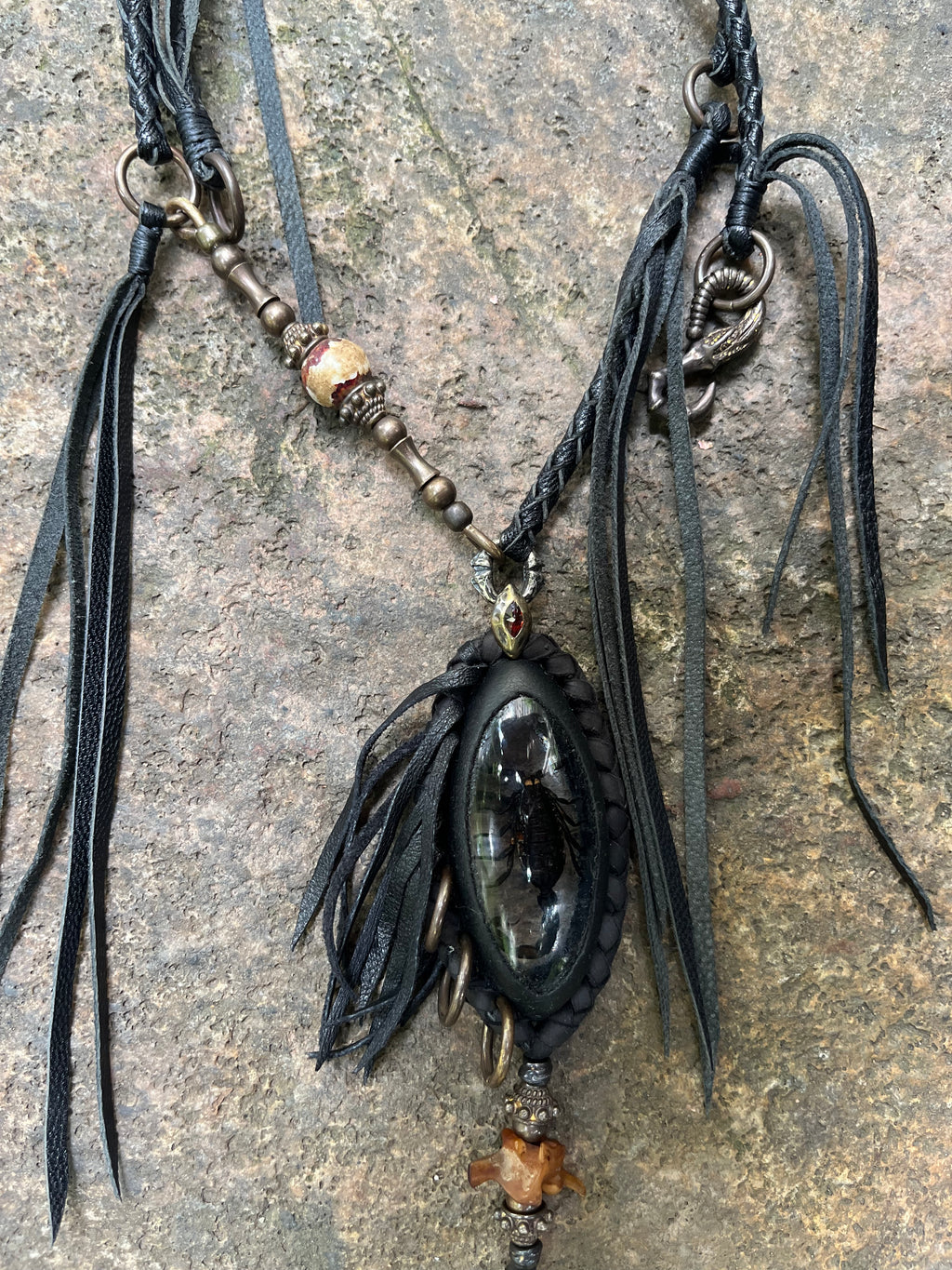 Black Scorpion Necklace 02