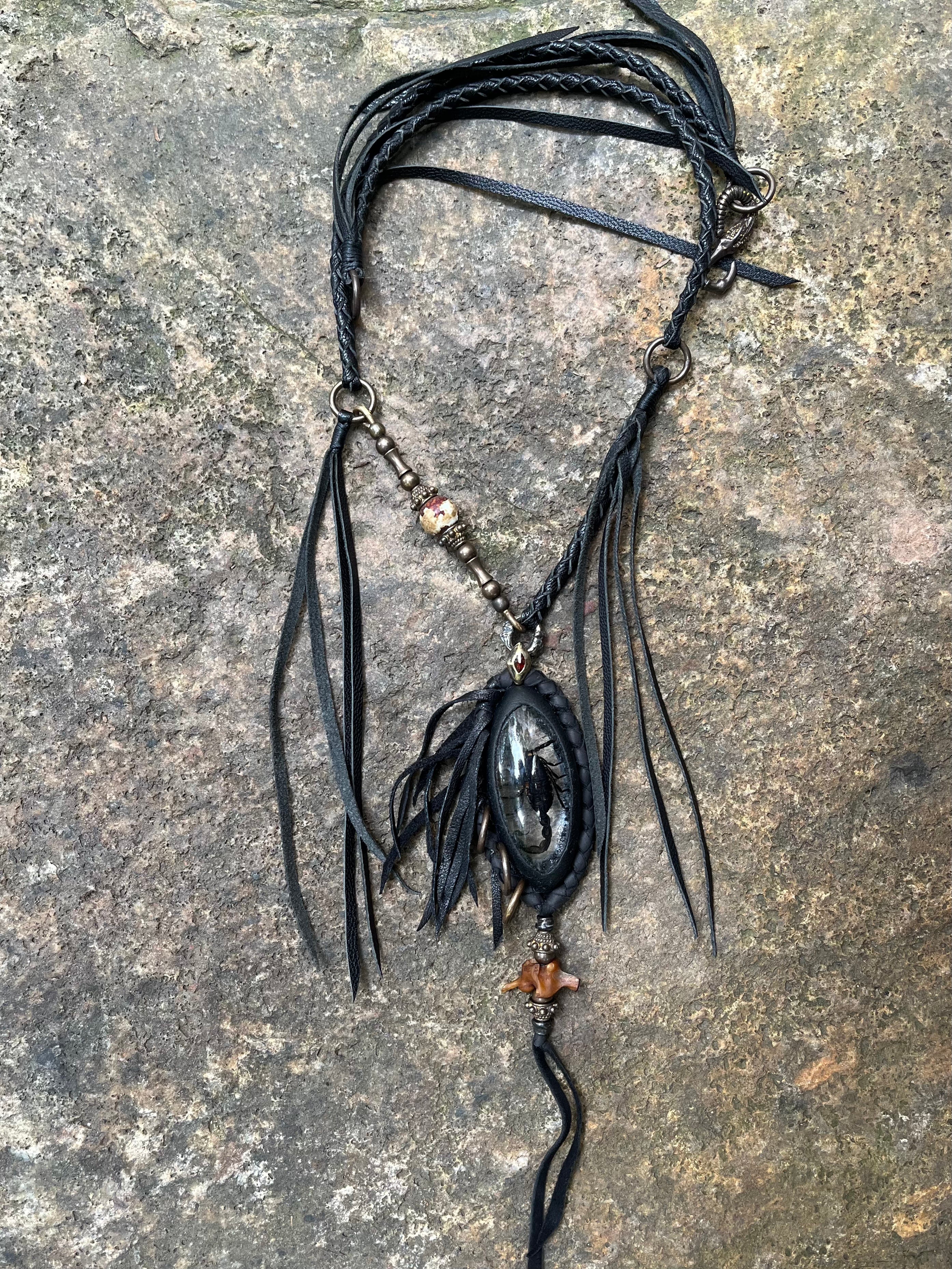 Black Scorpion Necklace 02