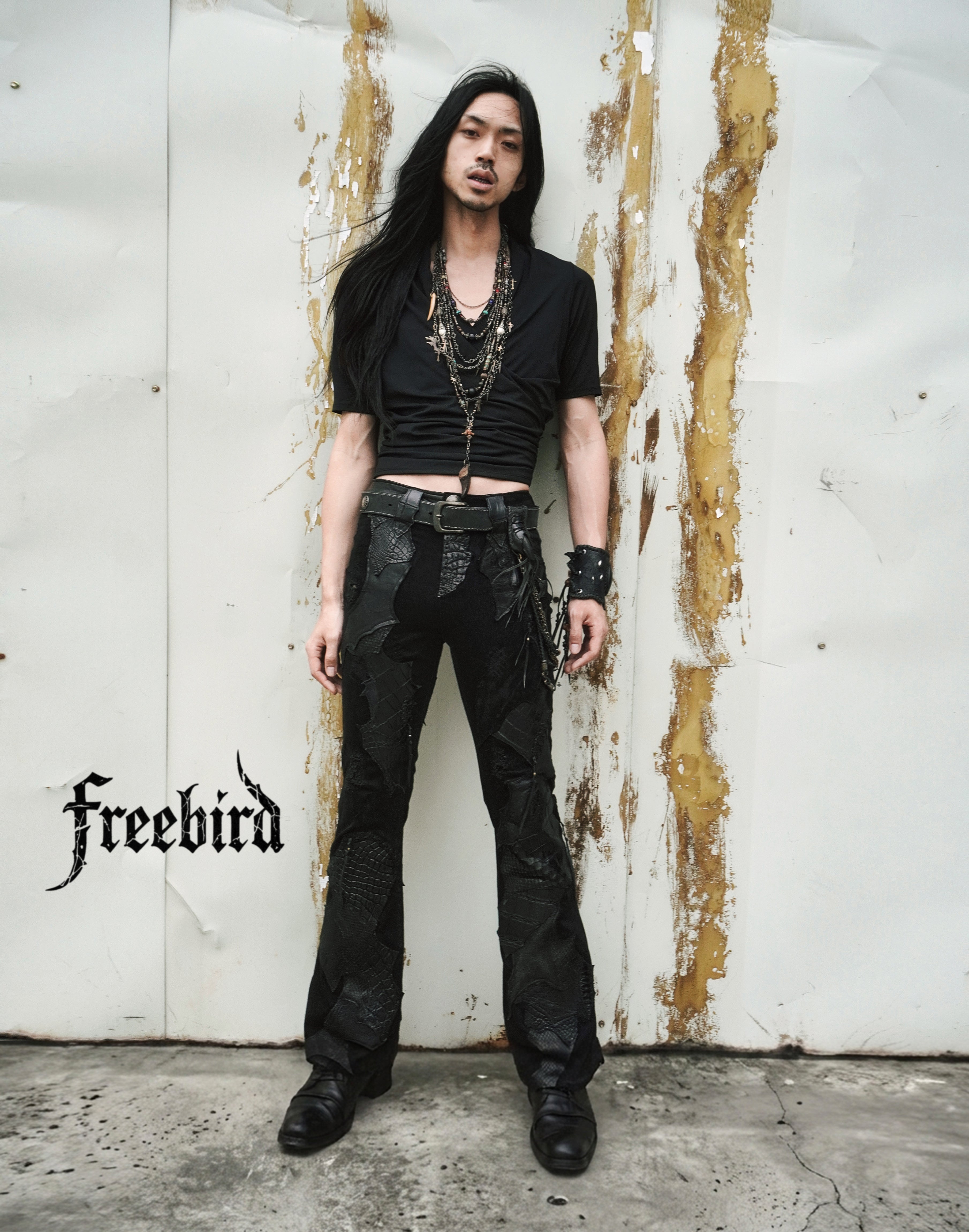 Multi-Leather Patchwork Trousers [1-of-1]