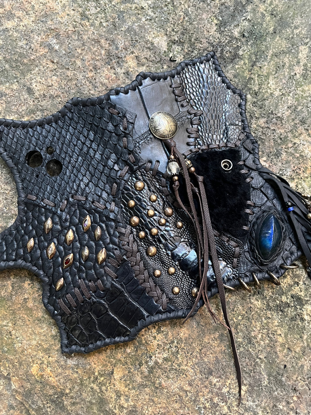 Exotic leather phone case