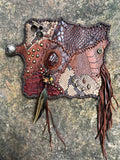 Exotic leather phone case