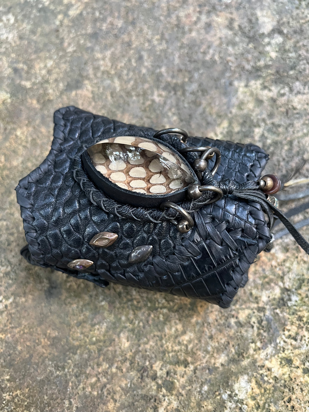 Snakepattern Crystal Bracelet